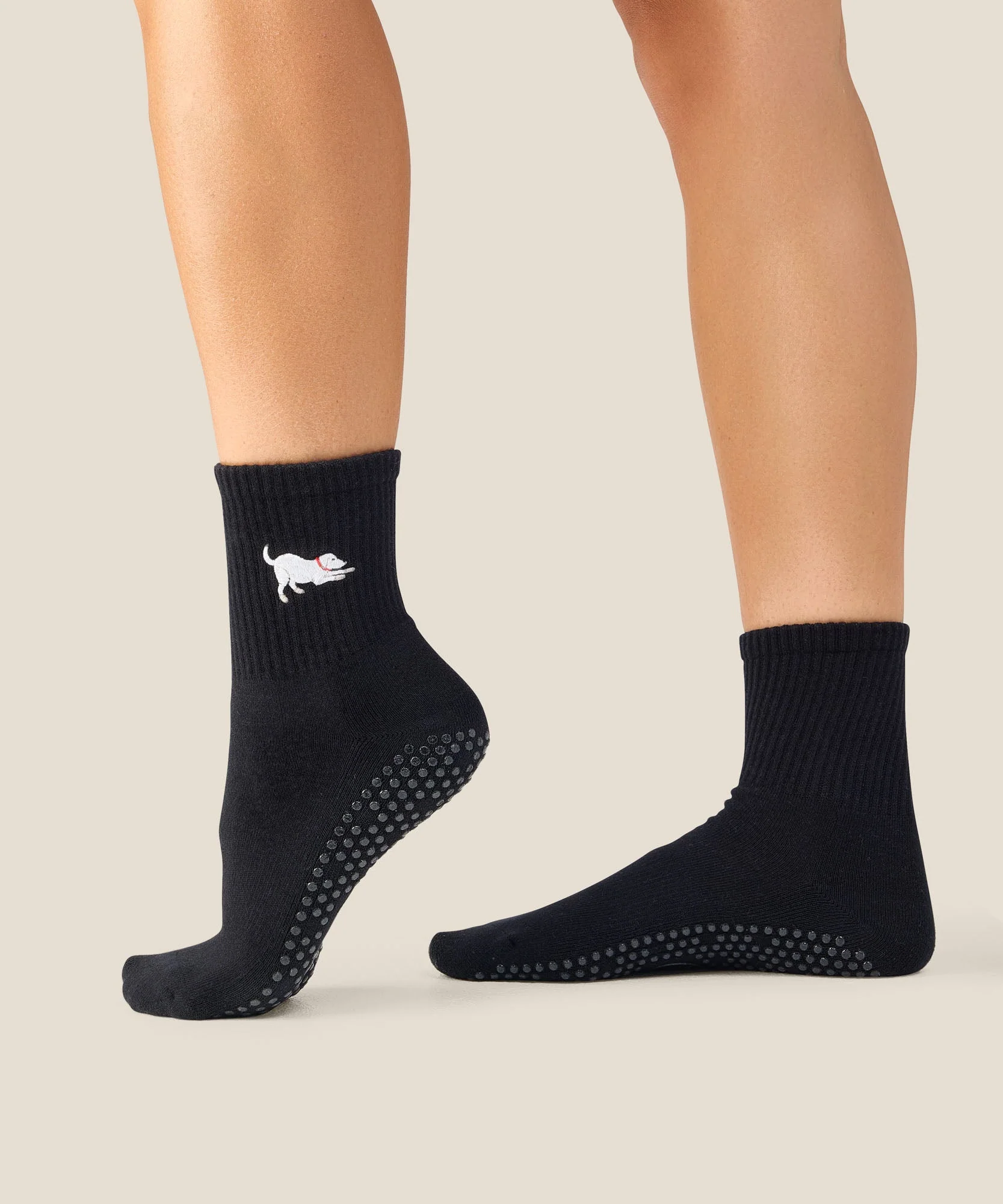 Crew Grip Socks - Labrador Black