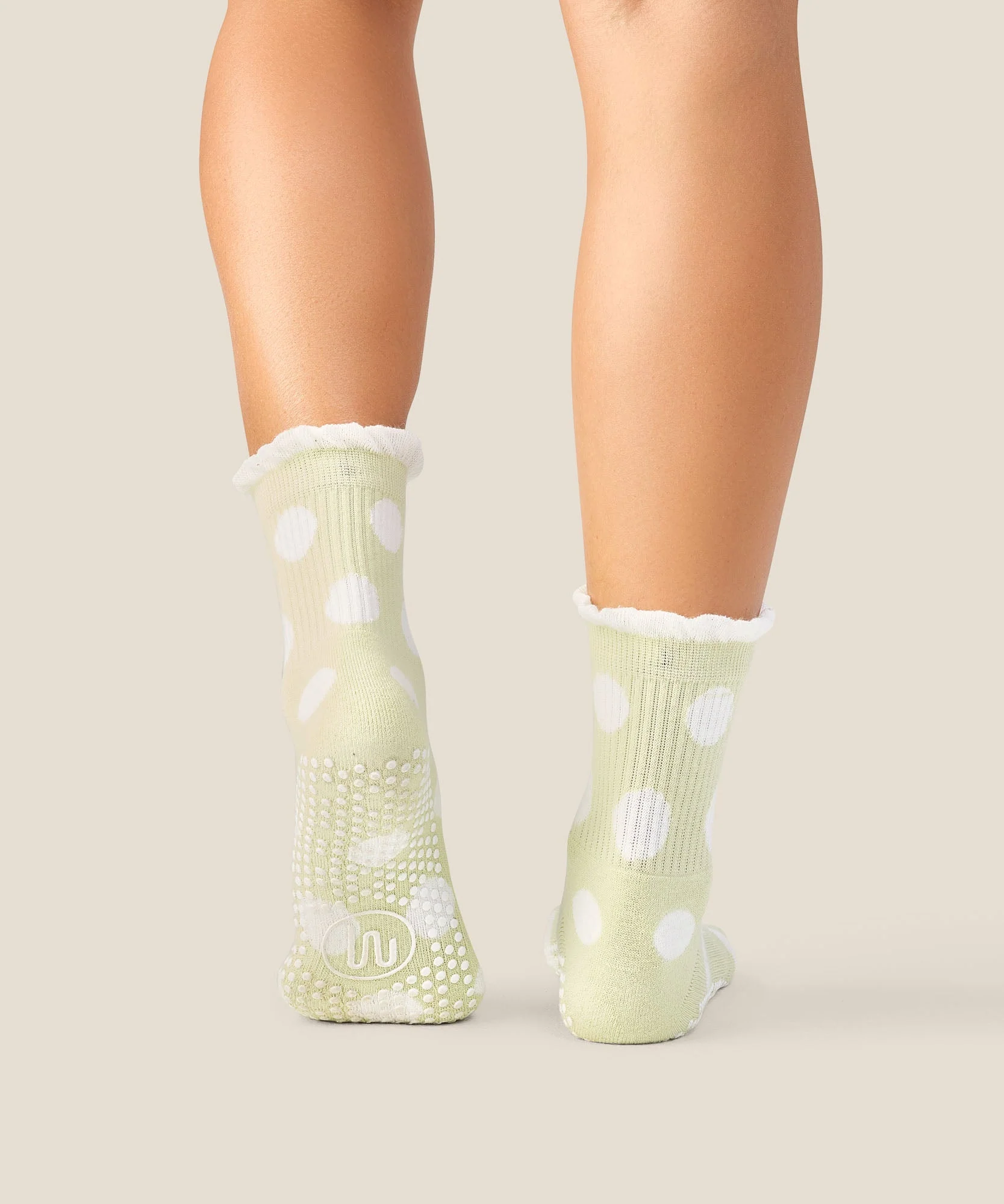 Crew Grip Socks - Polka Dot Matcha - Image 3