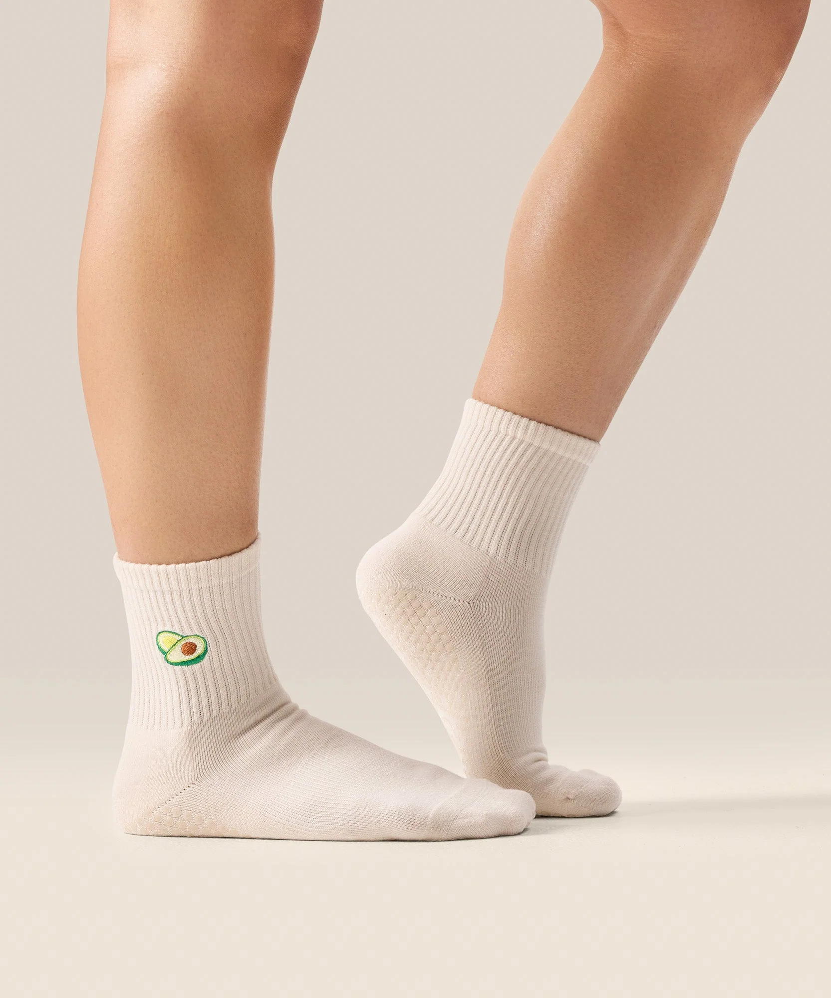 Crew Grip Socks - Avocado - Image 3