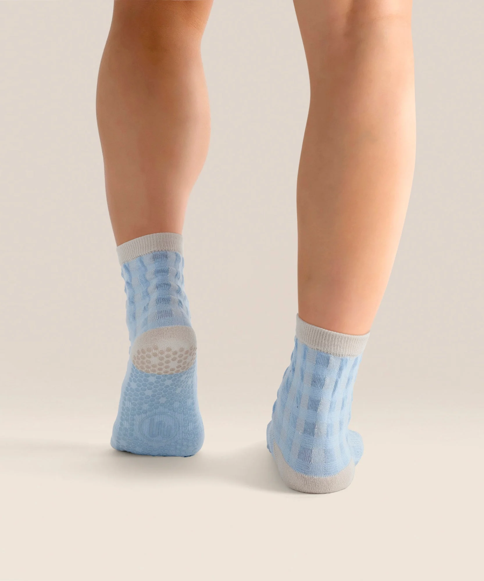Crew Grip Socks - Bluebelle Gingham - Image 3