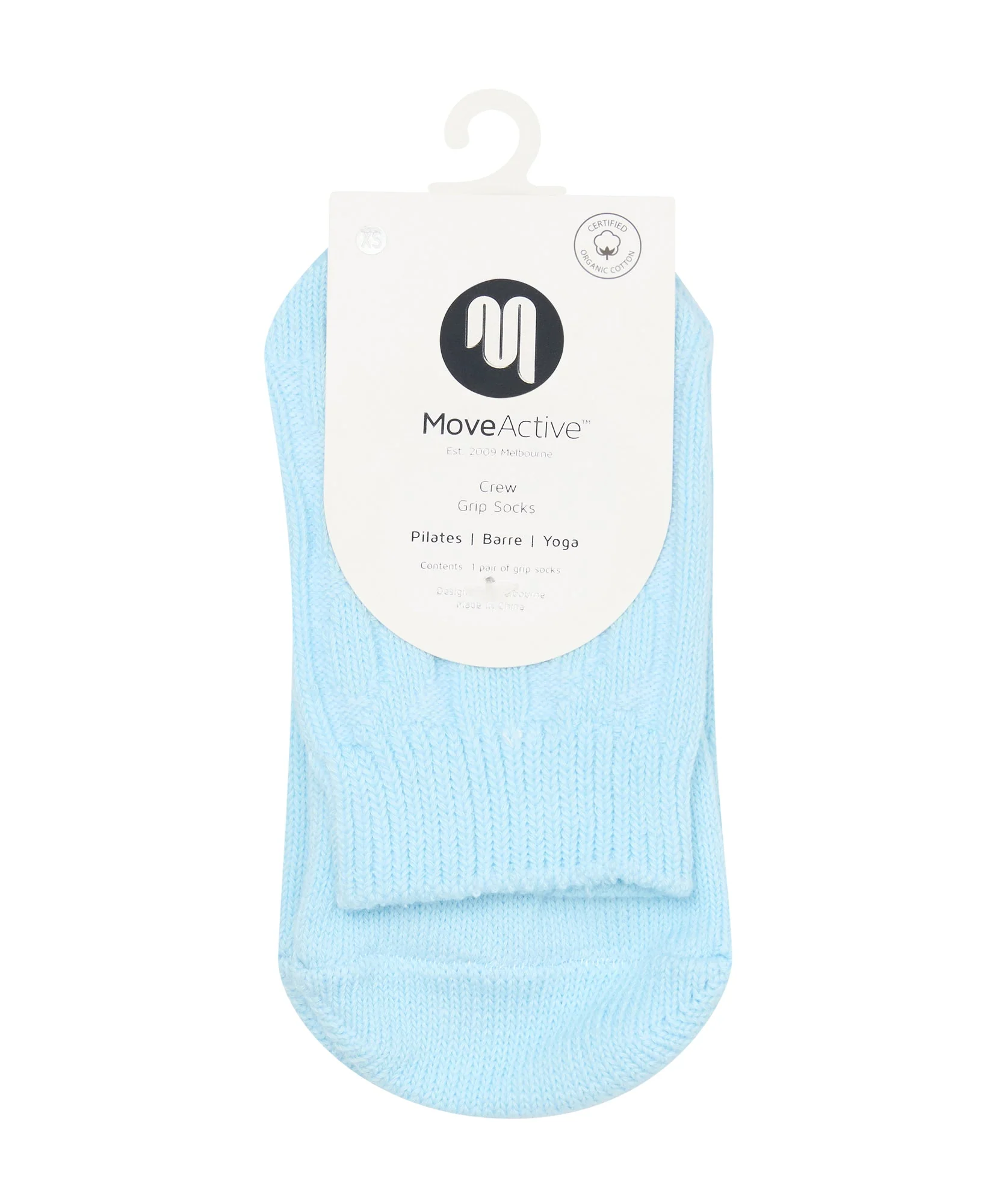 Crew Grip Socks - Cable-Knit Ice - Image 5