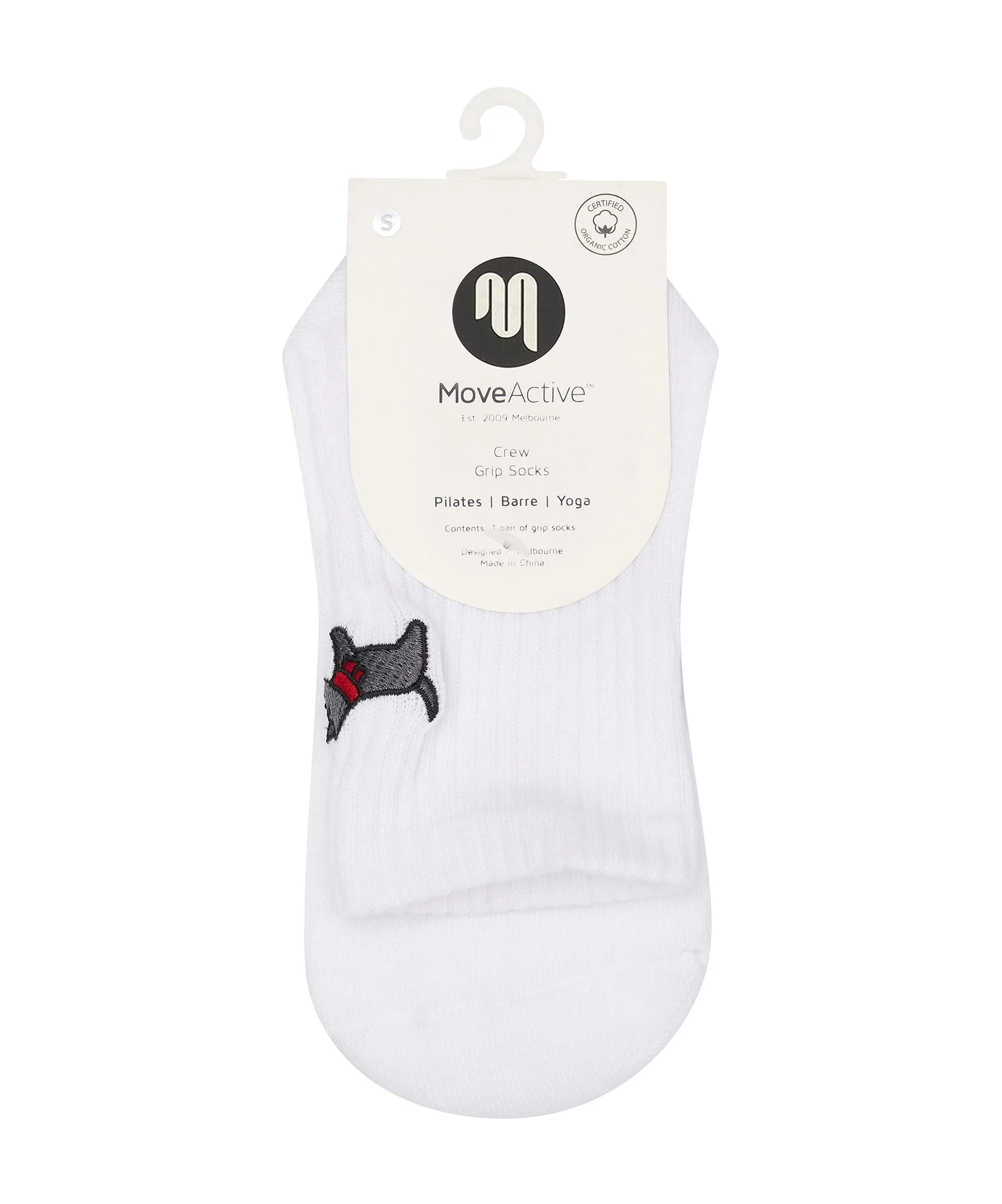Crew Grip Socks - Cosy Pup Ivory - Image 5