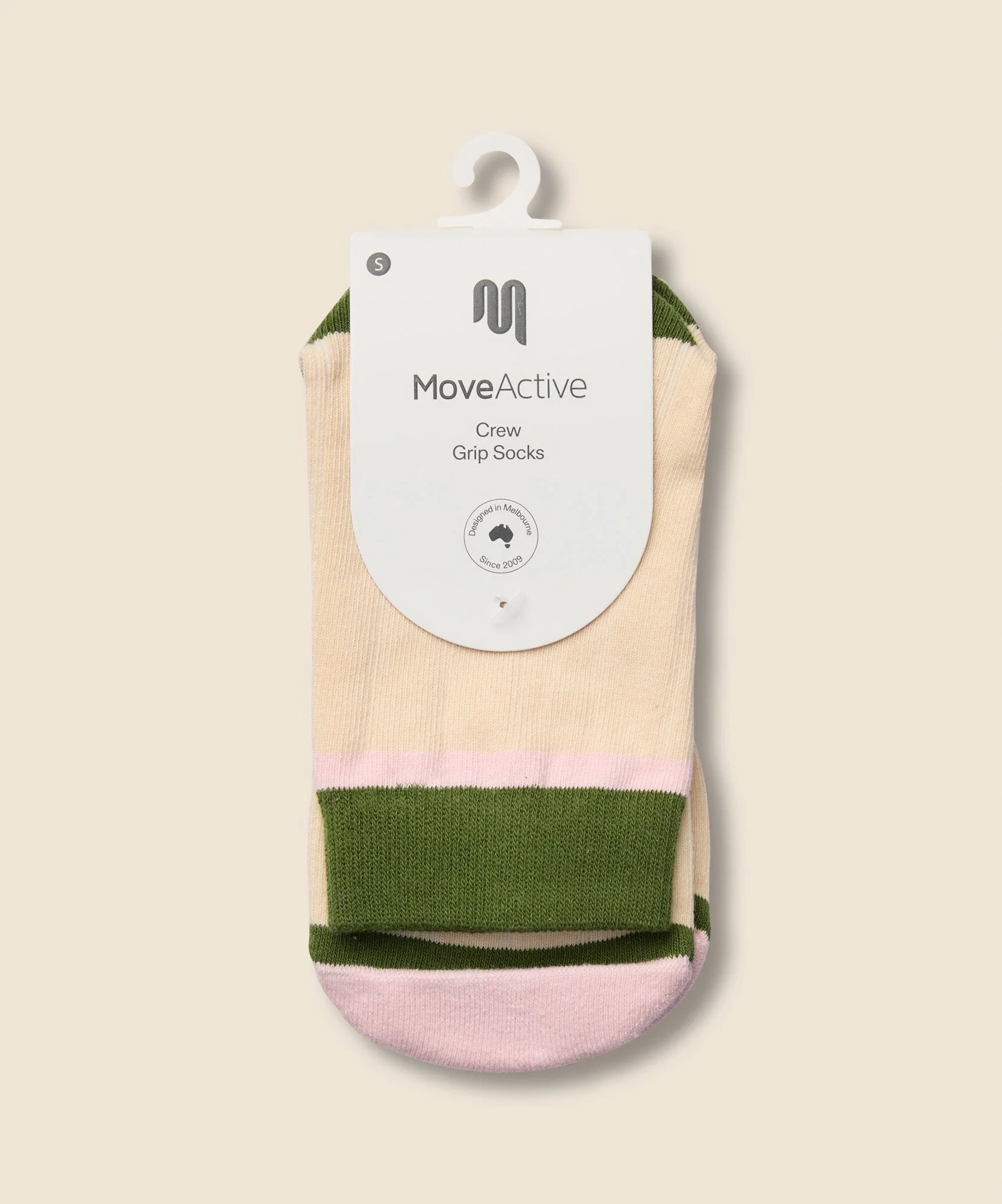 Crew Grip Socks - Cottage Stripe - Image 6