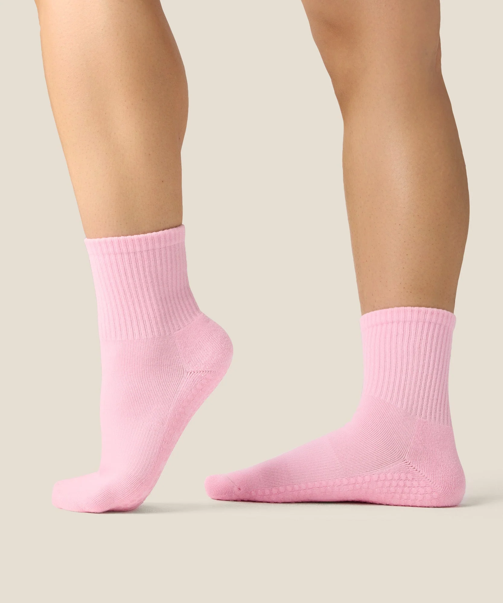 Crew Grip Socks - Darling Bow Pink - Image 4