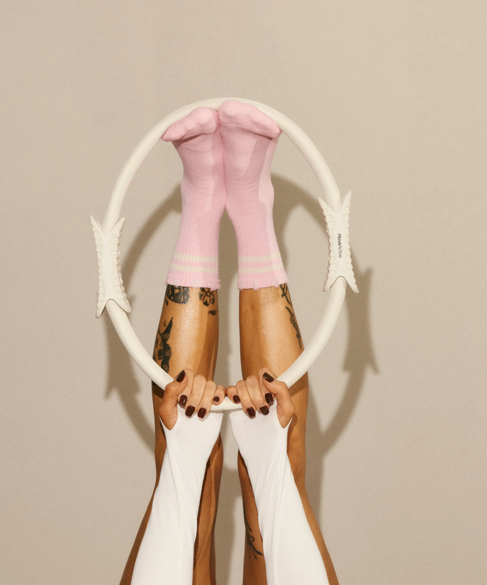 Crew Grip Socks - Edgy Cool Pink - Image 4