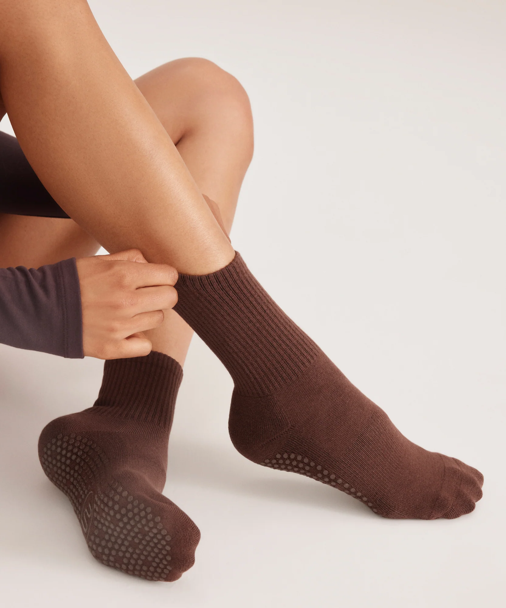 Crew Grip Socks - Espresso - Image 4