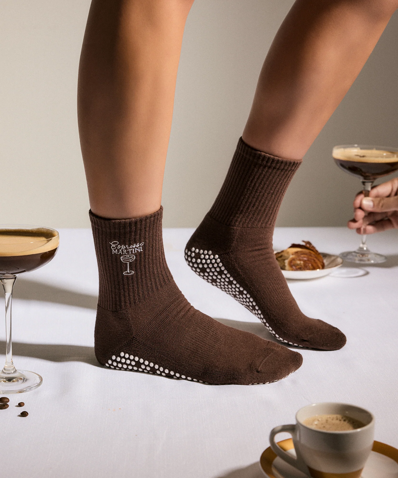 Crew Grip Socks - Espresso Martini - Image 7