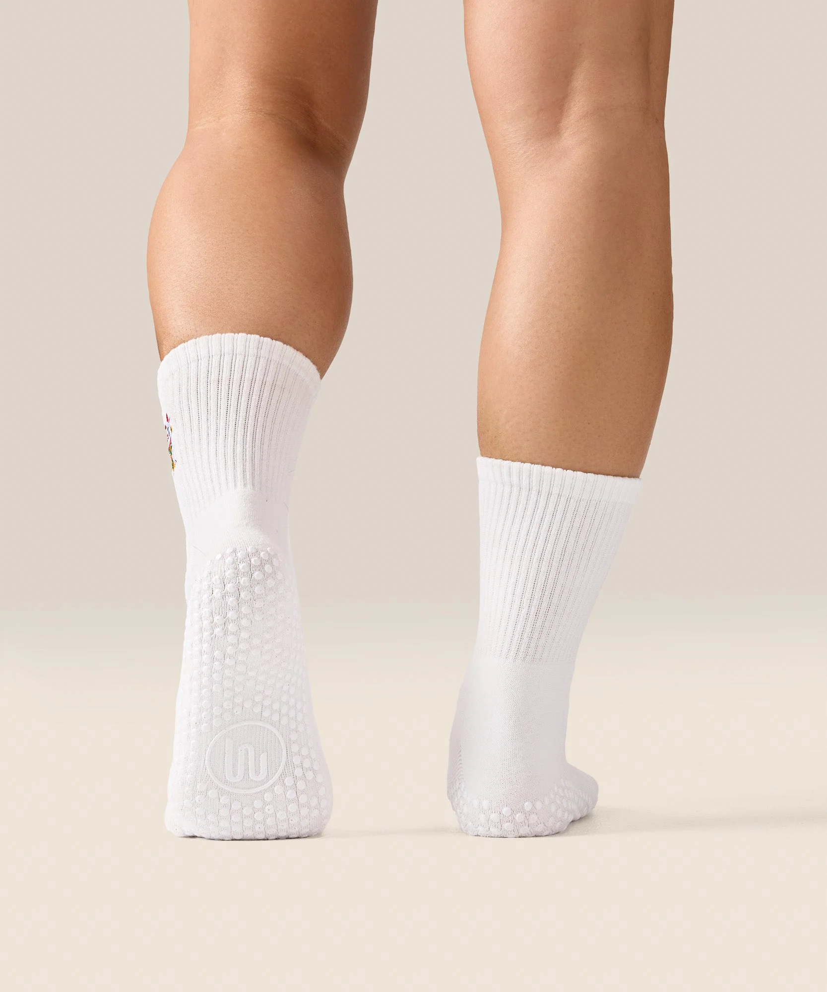 Crew Grip Socks - Fortune Kitty Ivory - Image 2