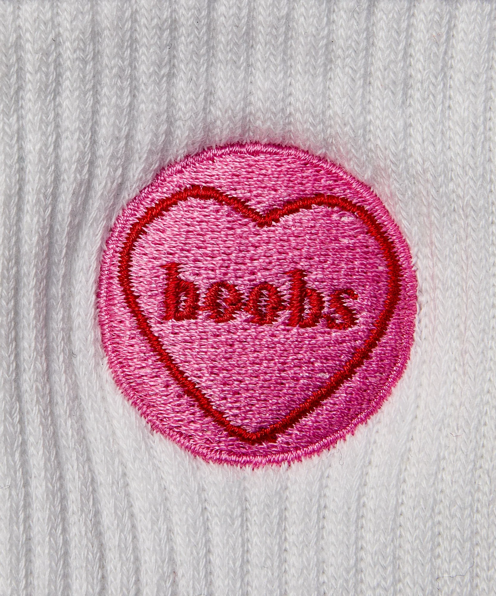 Crew Grip Socks - I Heart Boobs Ivory - Image 5