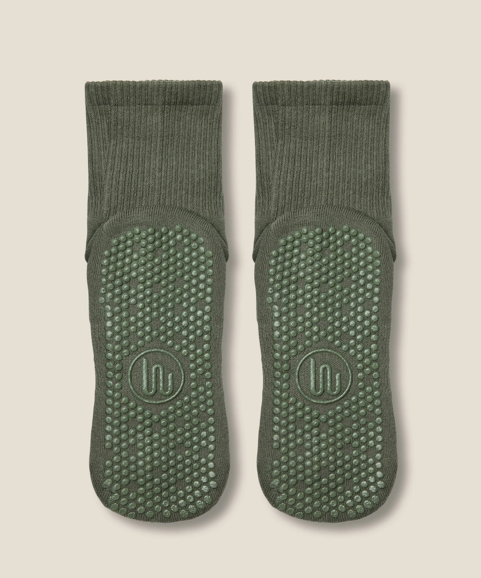 Crew Grip Socks - Khaki - Image 5