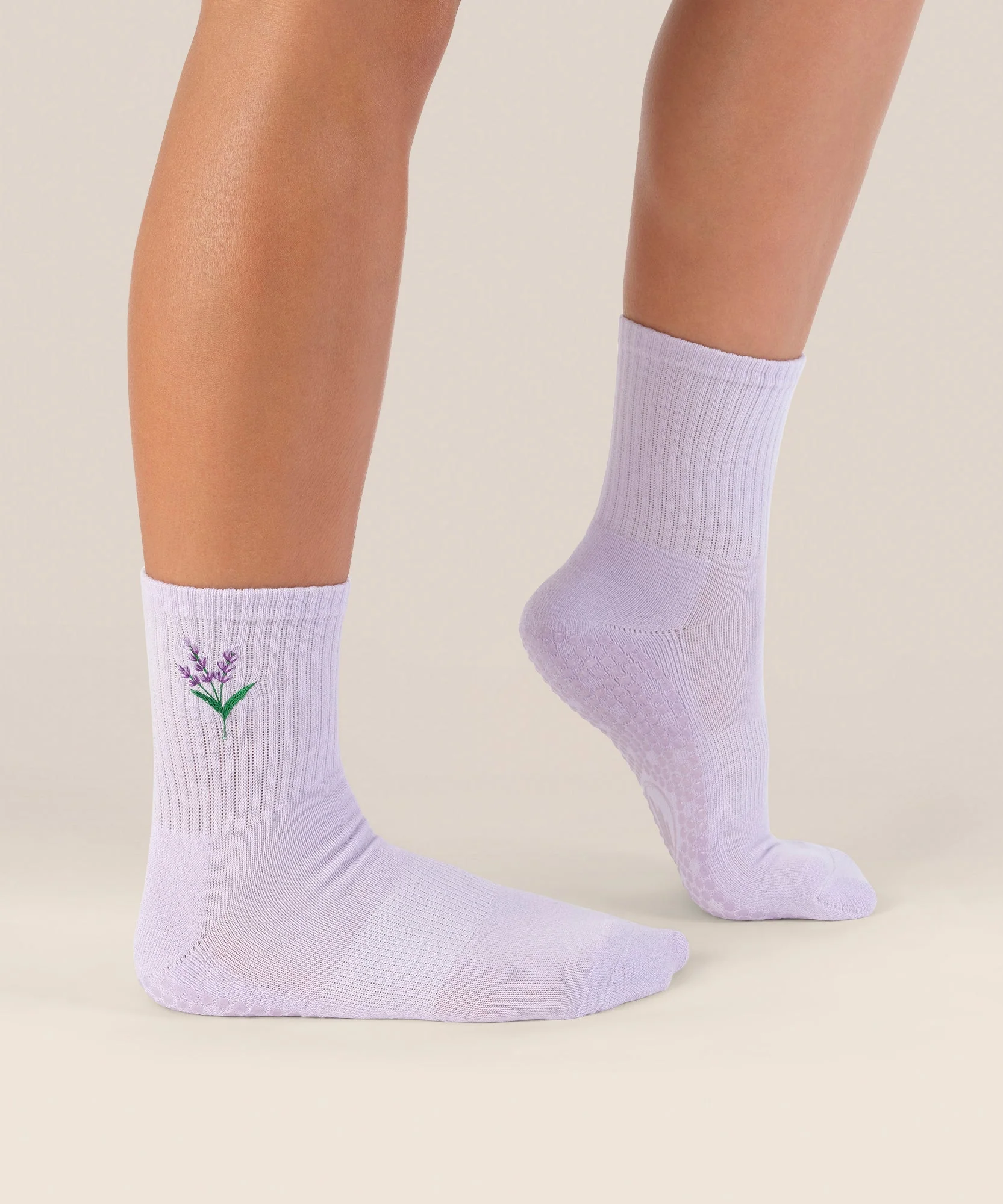Crew Grip Socks - Lavender Haze