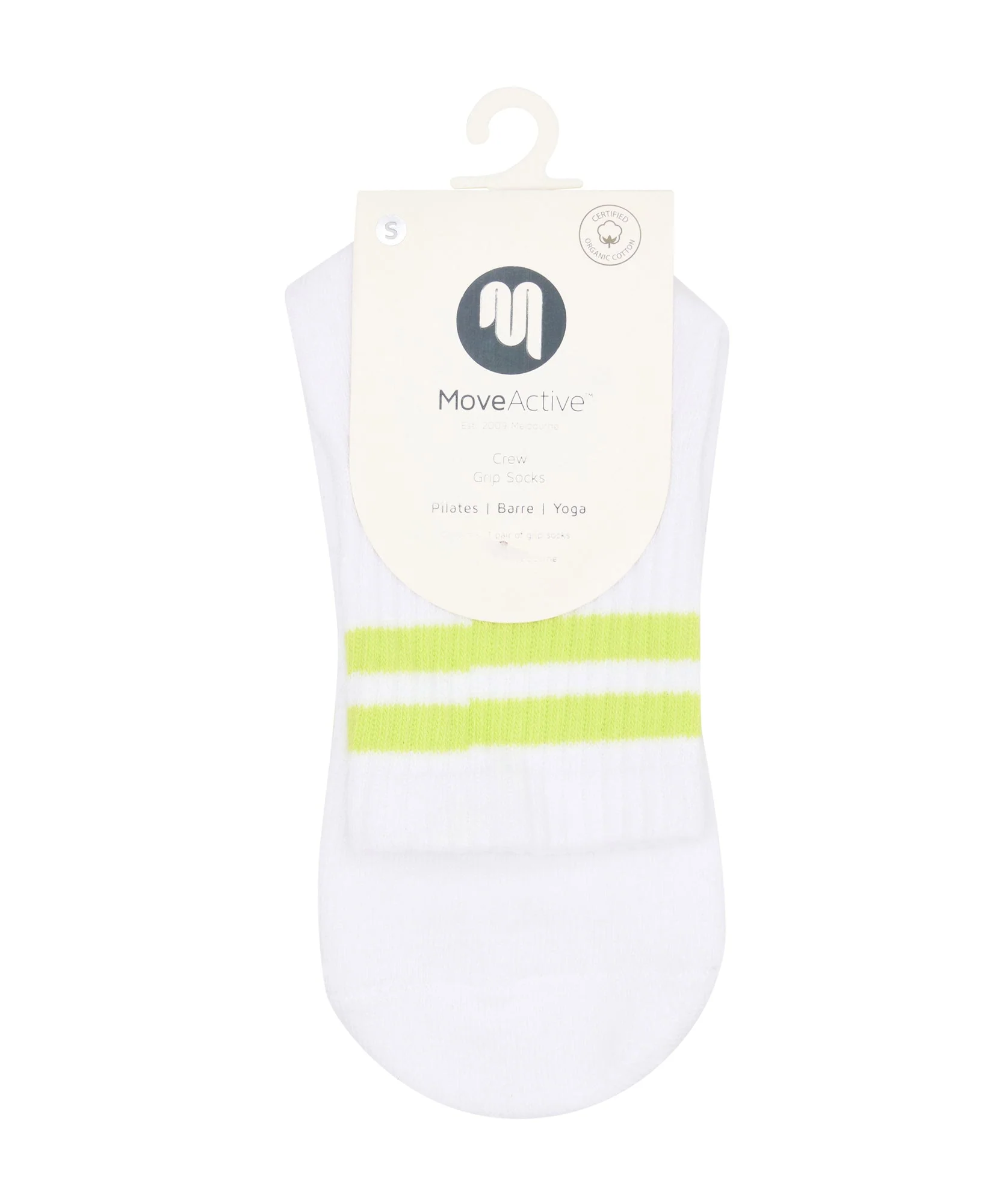 Crew Grip Socks - Lime Stripe - Image 5