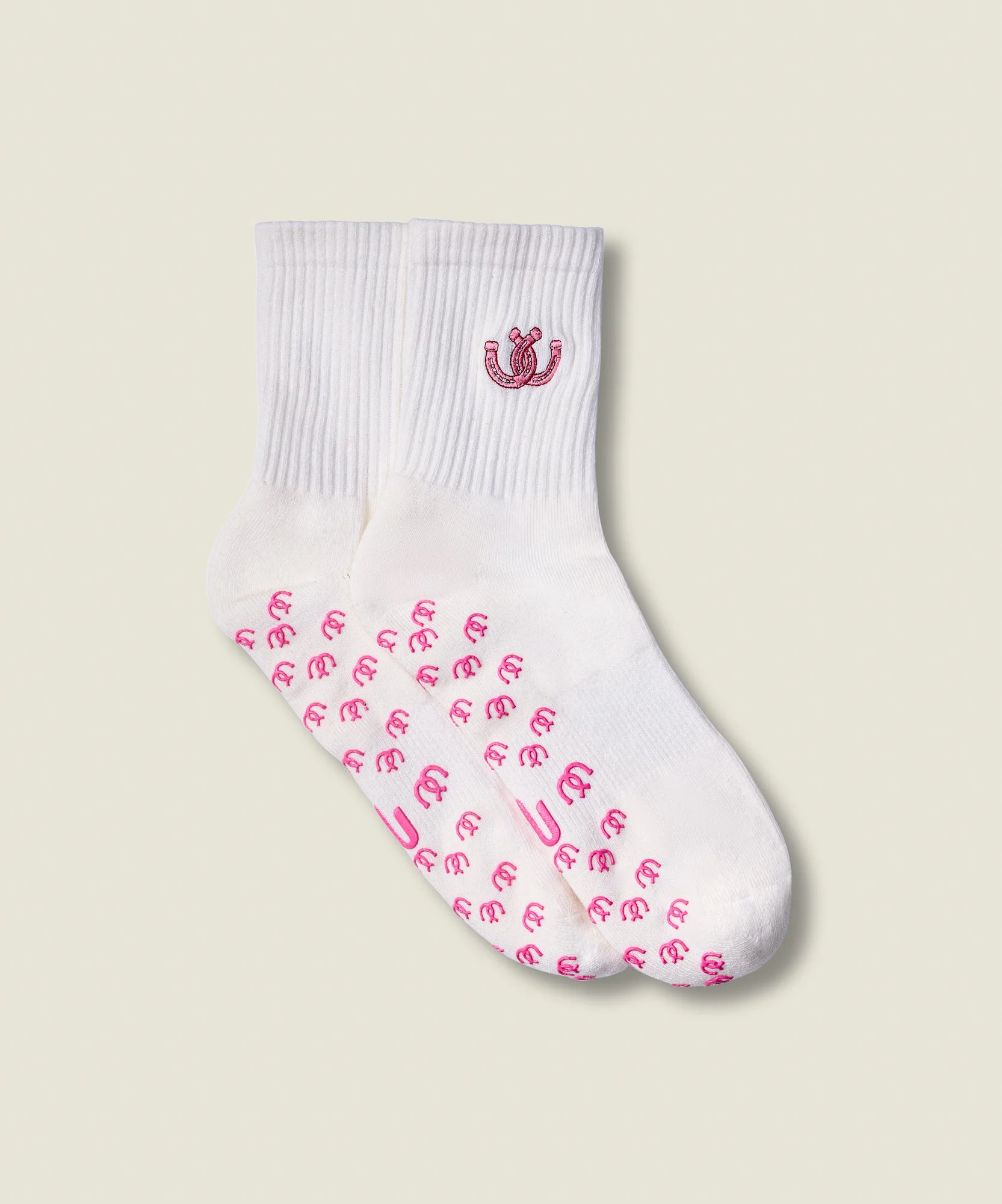 Crew Grip Socks - Lucky Horseshoe Ivory - Image 6