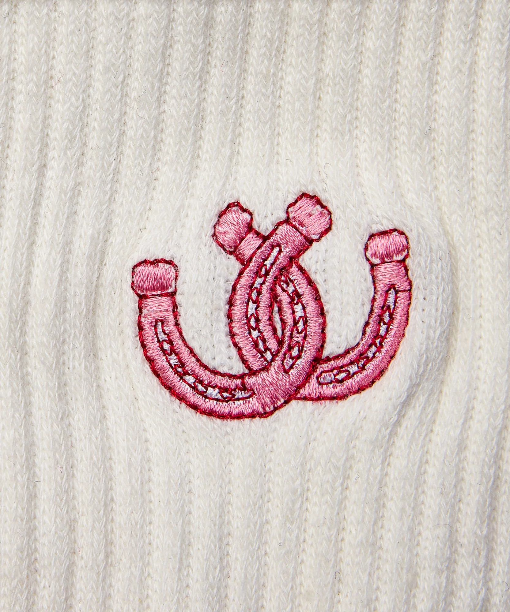 Crew Grip Socks - Lucky Horseshoe Ivory - Image 7