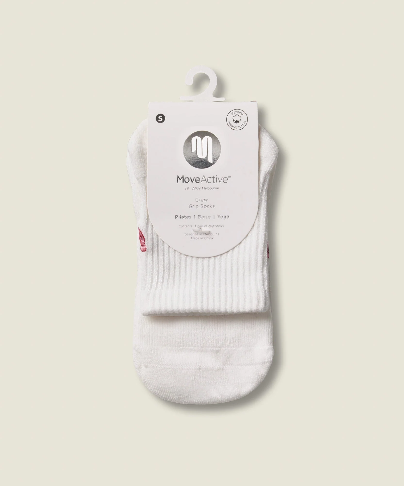 Crew Grip Socks - Lucky Horseshoe Ivory - Image 8