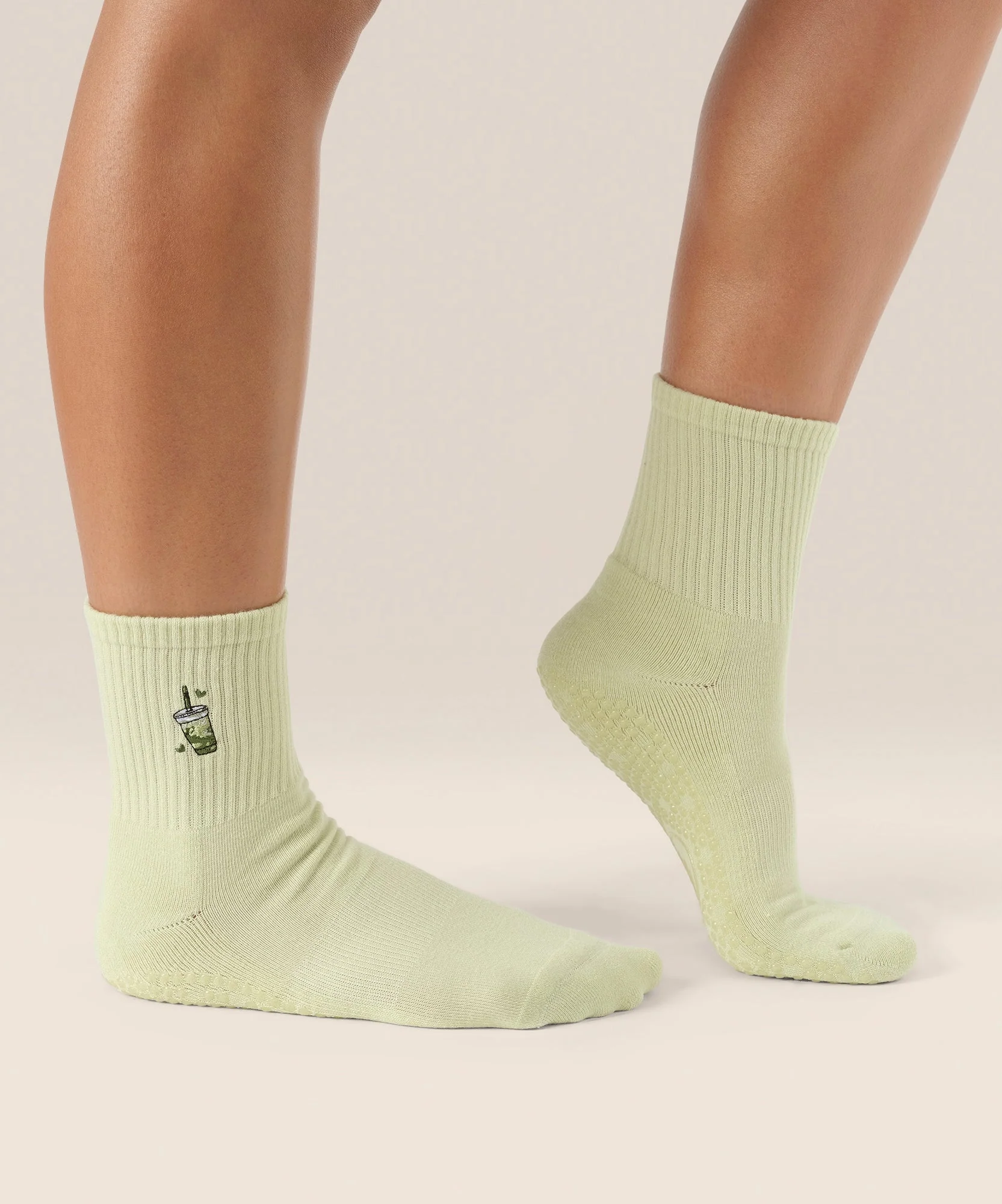 Crew Grip Socks - Matcha Lover - Image 3