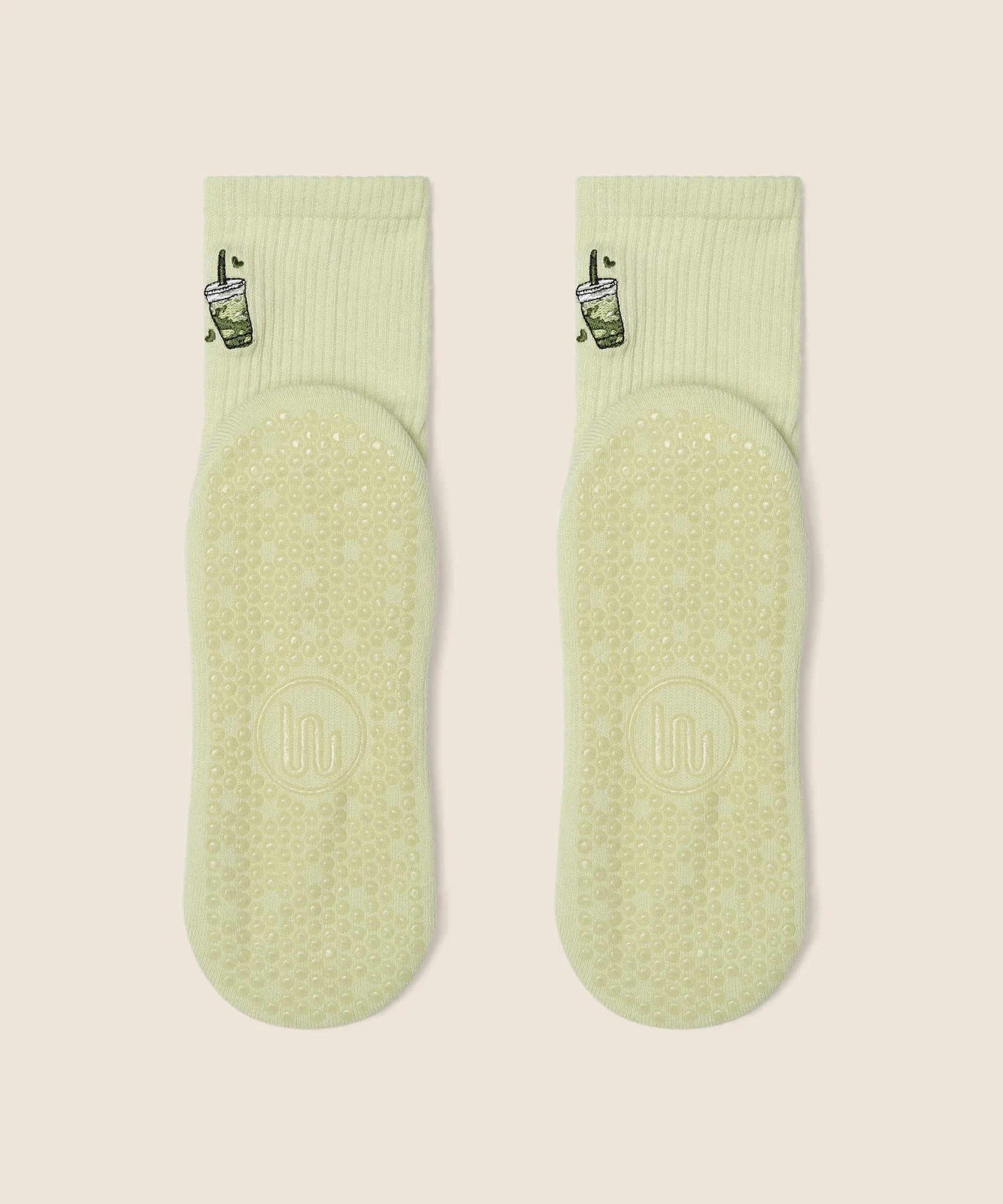 Crew Grip Socks - Matcha Lover - Image 4
