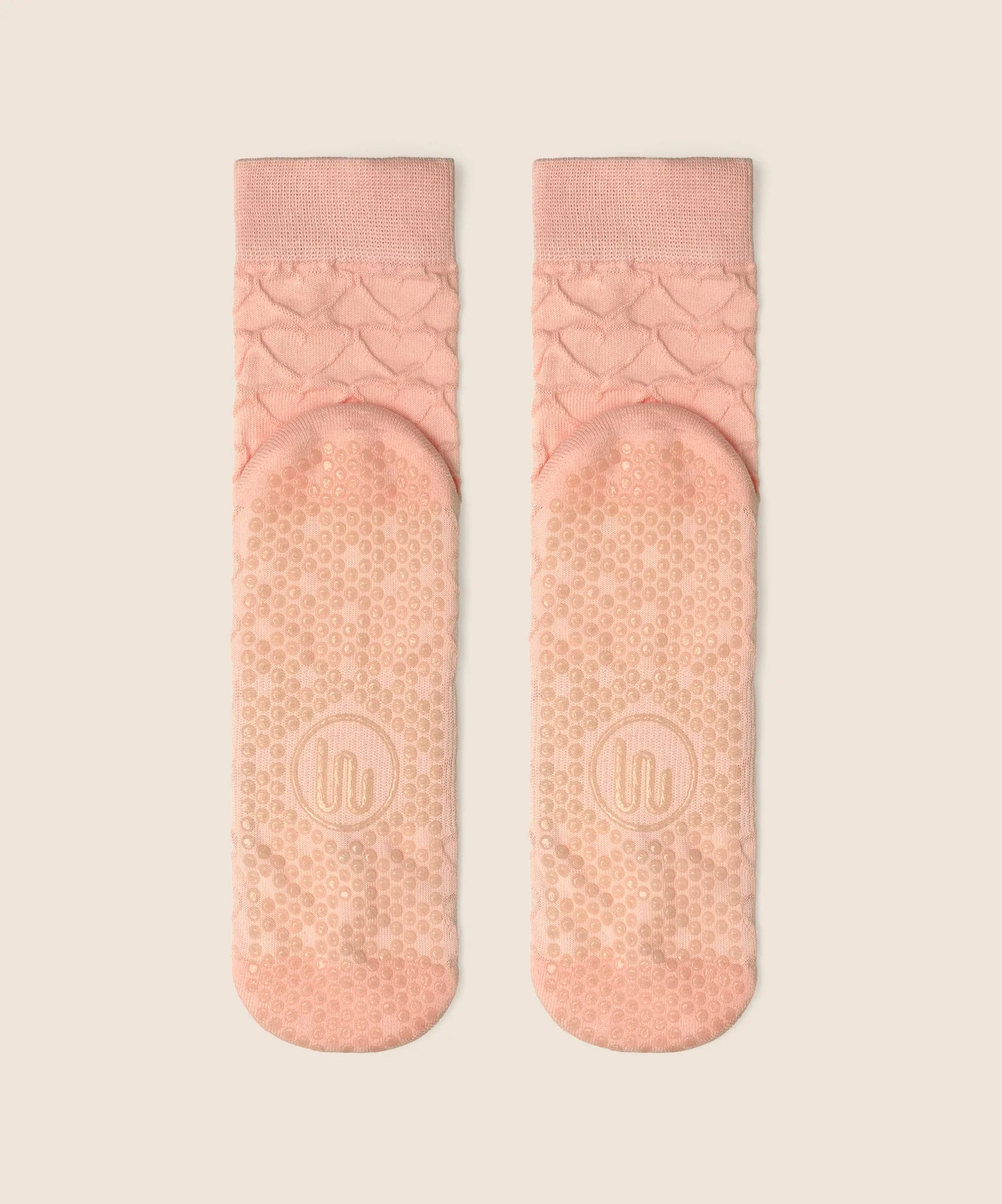 Crew Grip Socks - Parfait Pink Hearts - Image 4