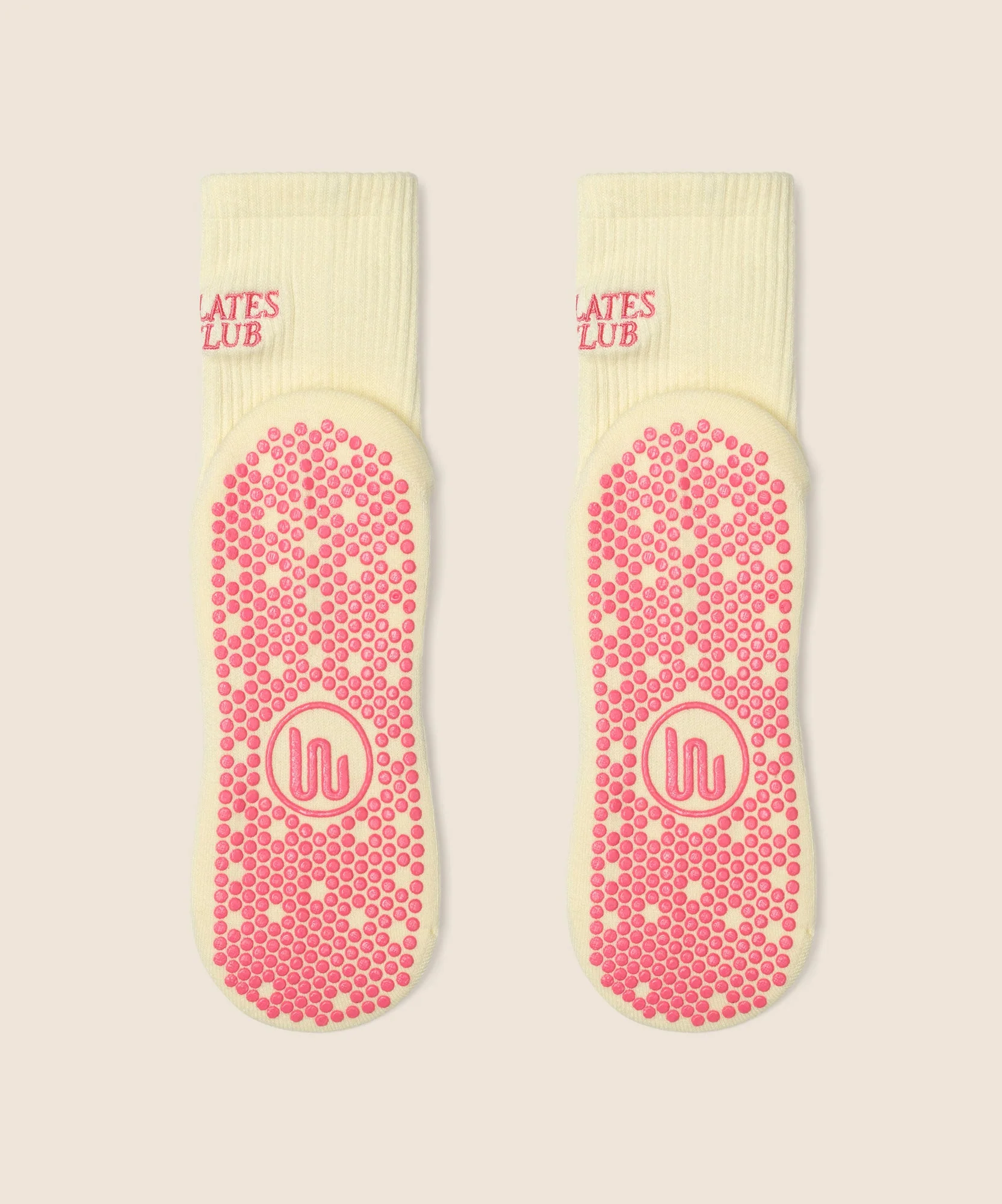 Crew Grip Socks - Pilates Club Yellow - Image 4
