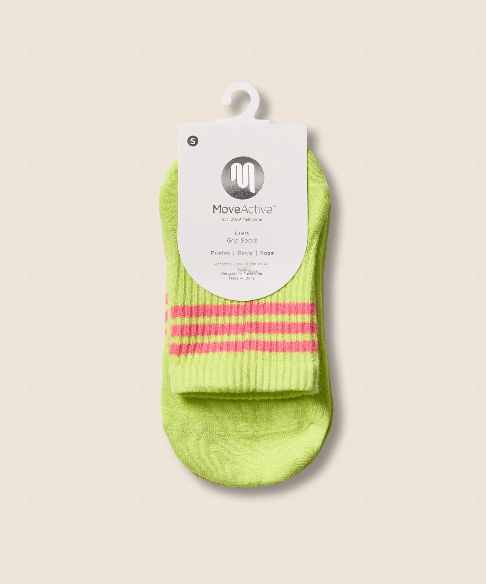 Crew Grip Socks - Pine Lime Stripe - Image 5
