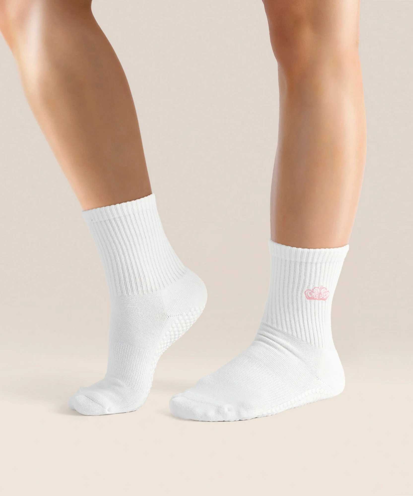Crew Grip Socks - Pink Crown - Image 3