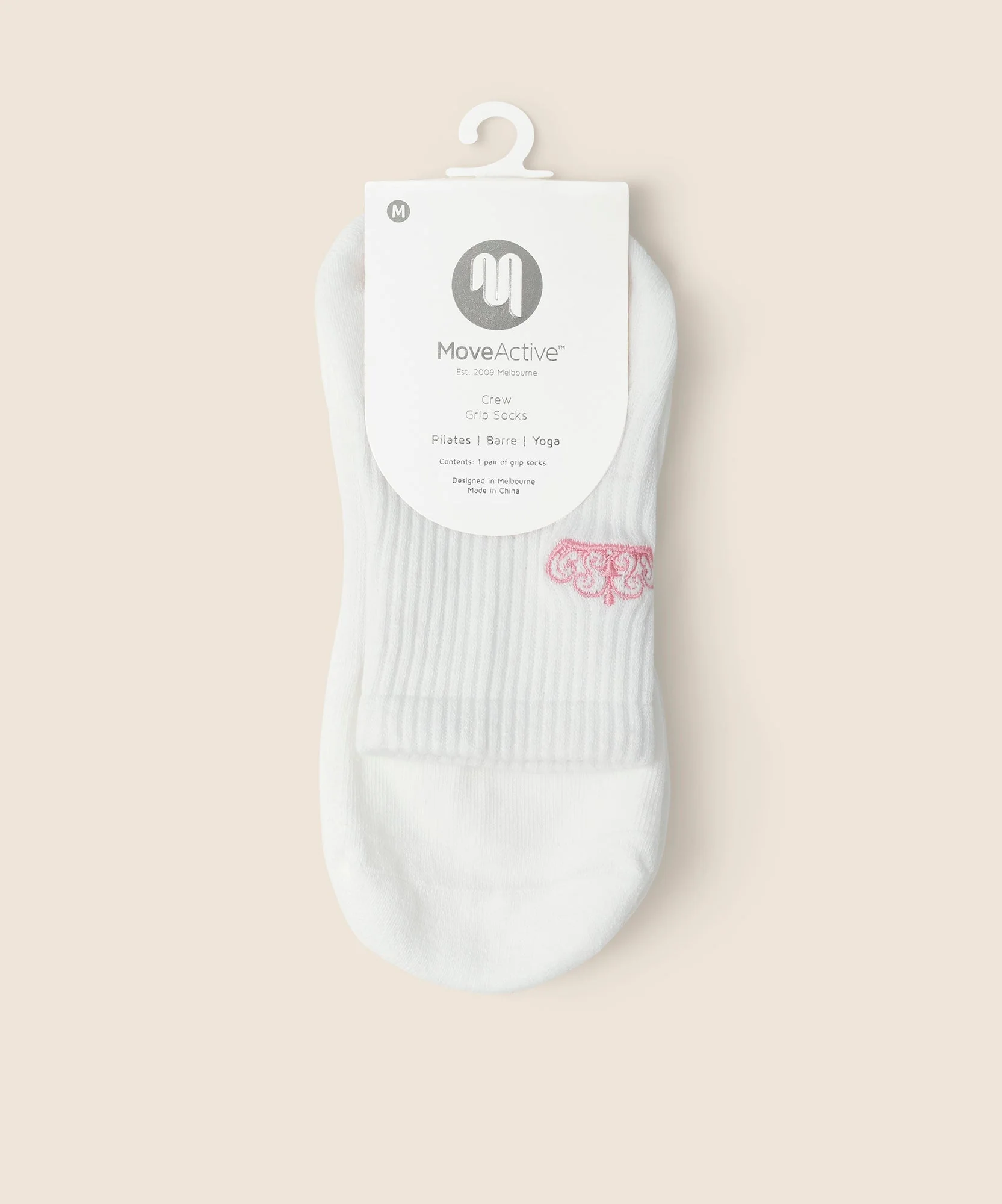 Crew Grip Socks - Pink Crown - Image 5