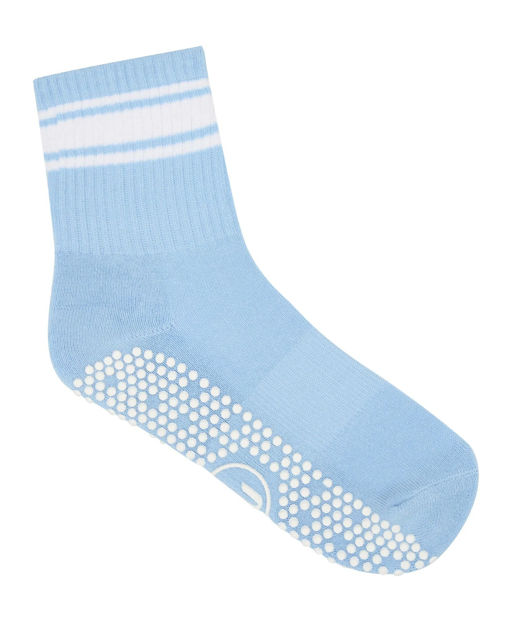 Crew Grip Socks - Powder Blue Stripes - Image 5
