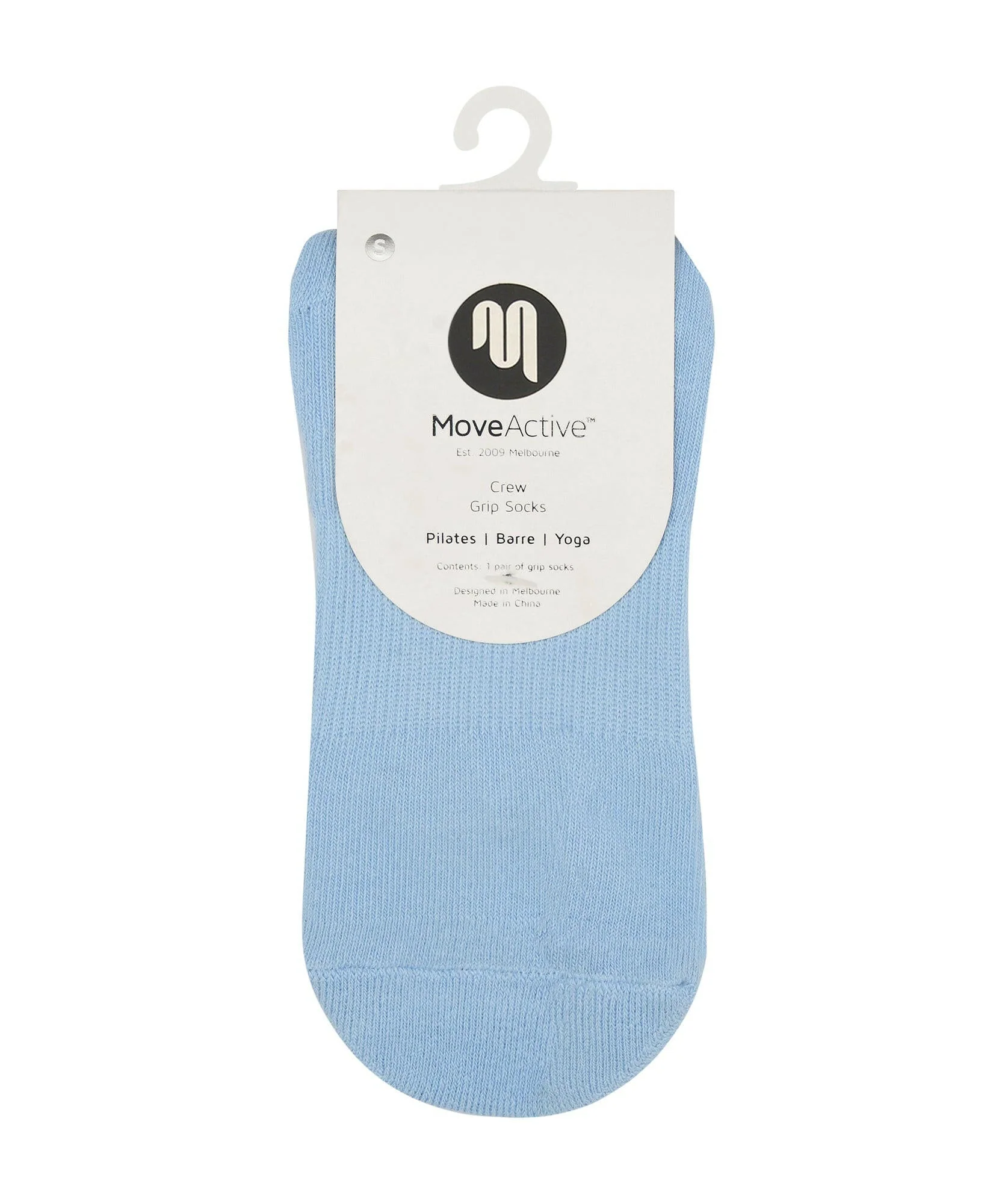 Crew Grip Socks - Powder Blue Stripes - Image 8