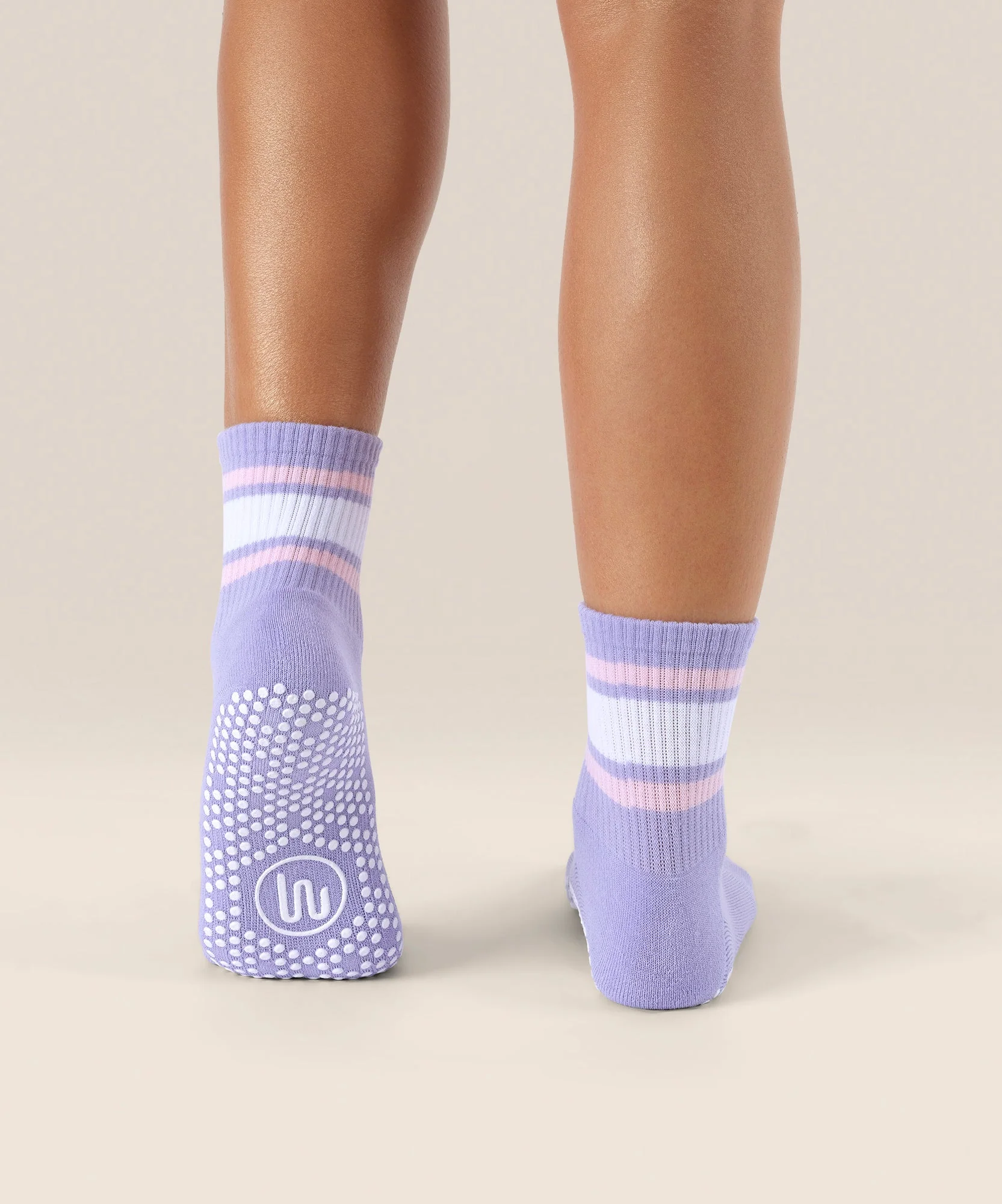Crew Grip Socks - Purple Rain Stripe - Image 2