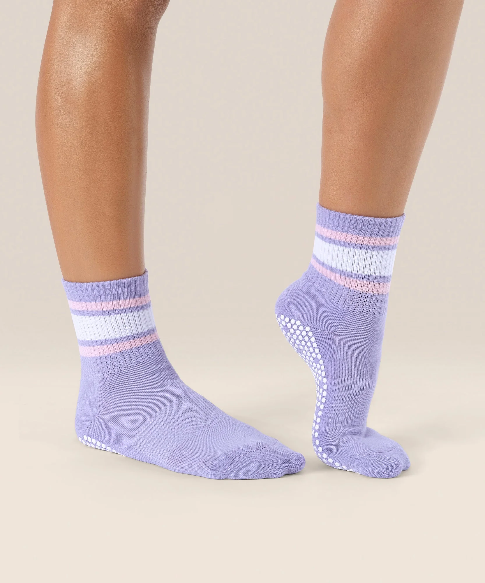 Crew Grip Socks - Purple Rain Stripe - Image 3