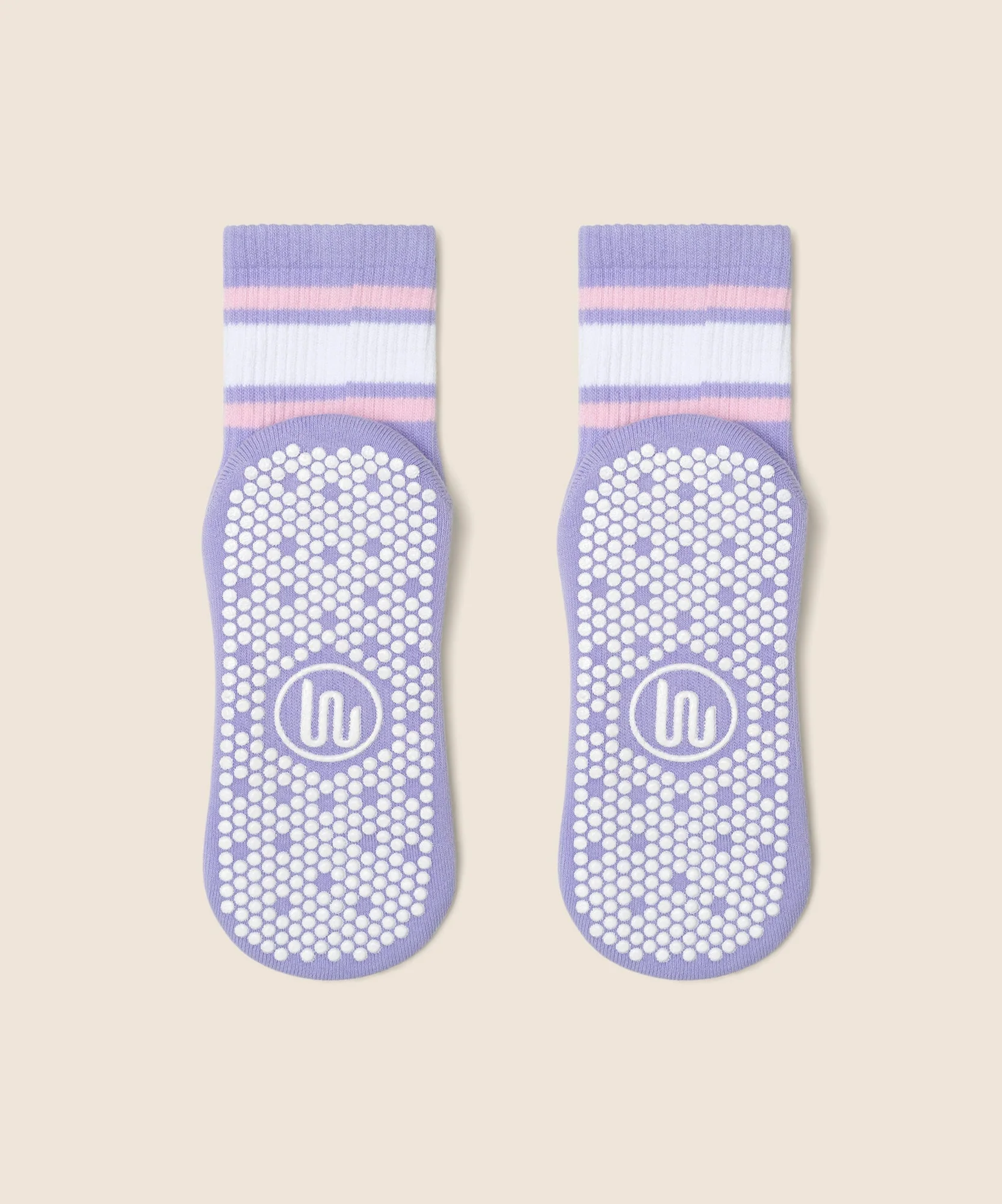 Crew Grip Socks - Purple Rain Stripe - Image 5