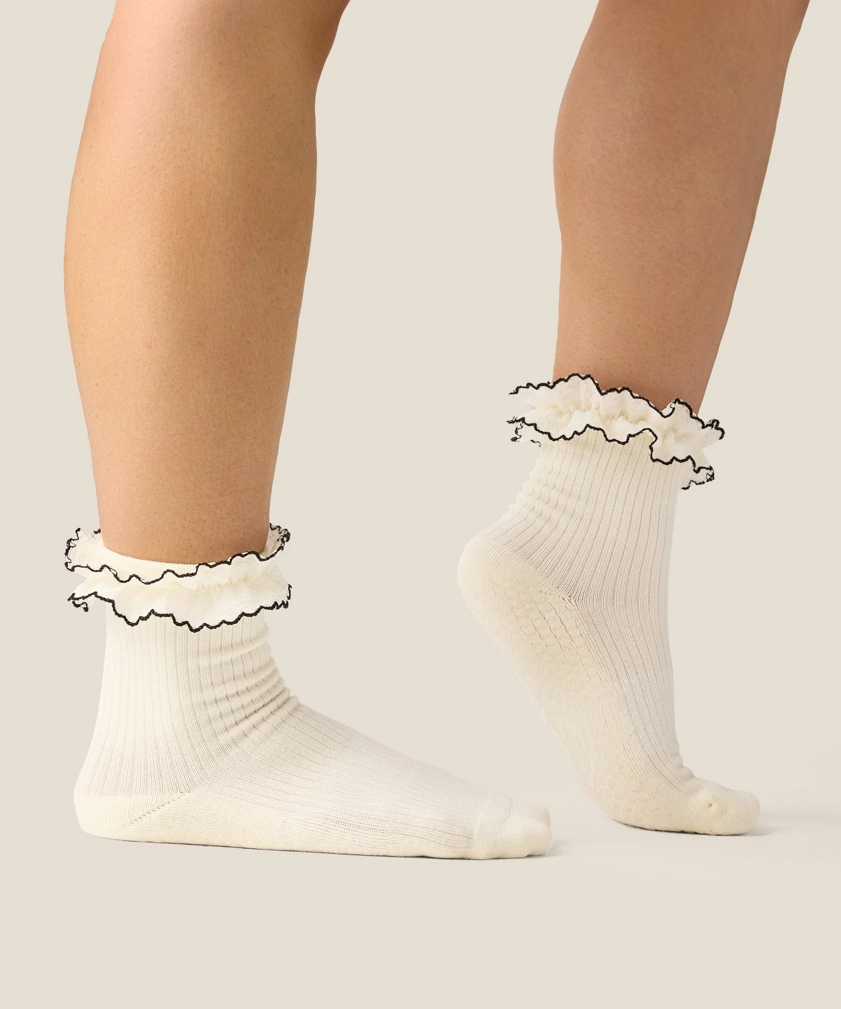 Crew Grip Socks - Ruffle Fleur - Image 3