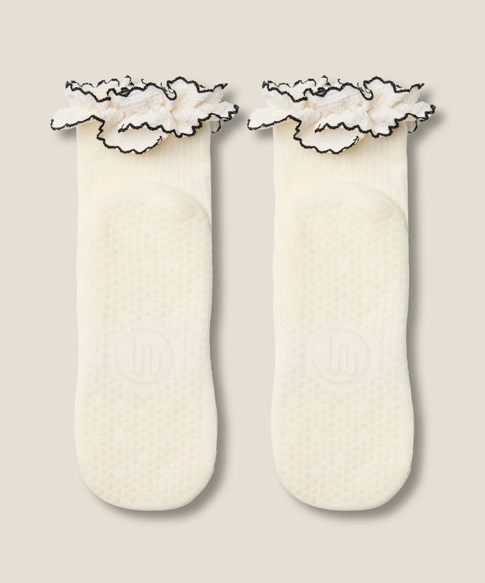 Crew Grip Socks - Ruffle Fleur - Image 4