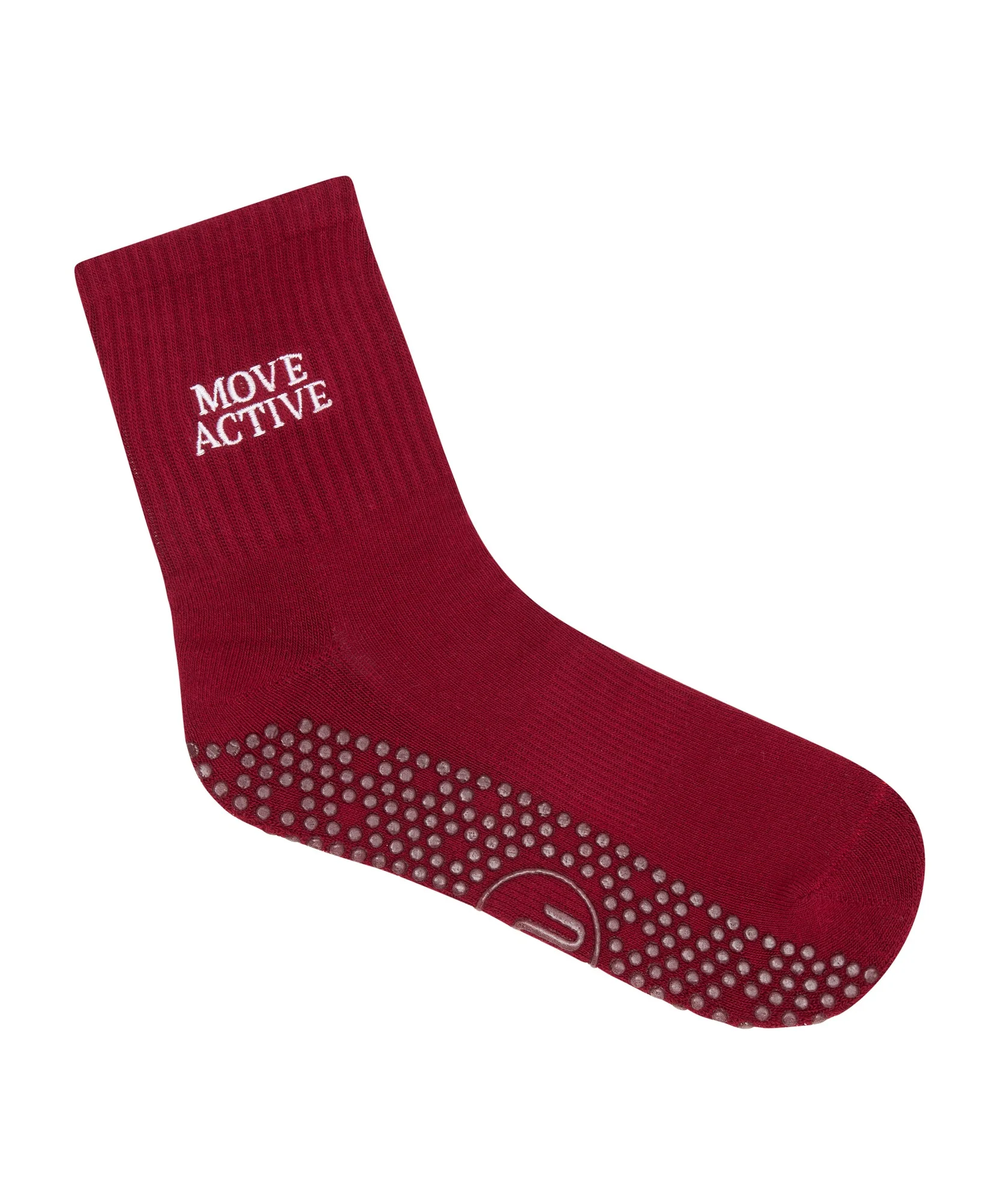 Crew Grip Socks - Signature Crimson - Image 2