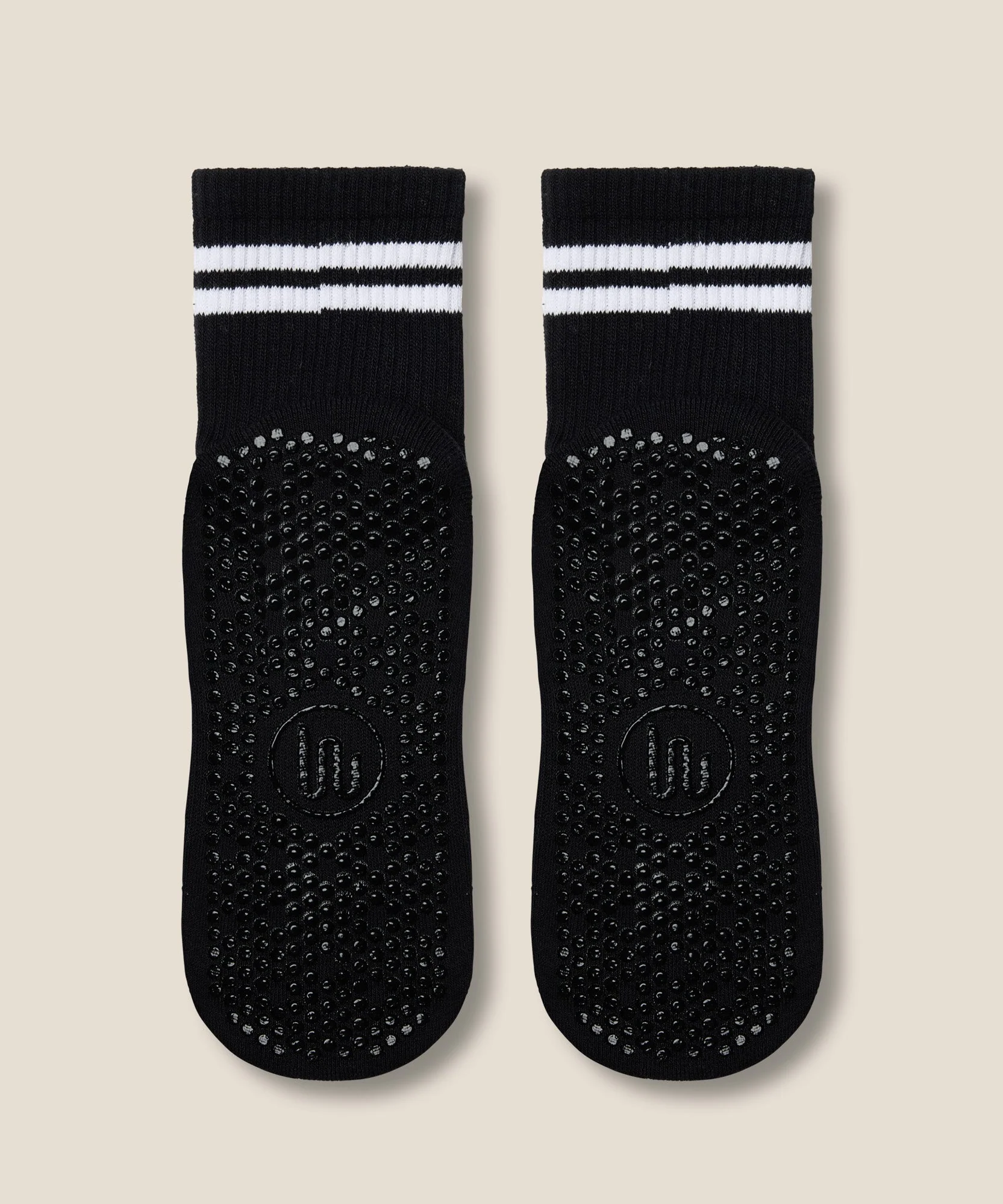 Crew Grip Socks - Sporty Stripe Black - Image 5