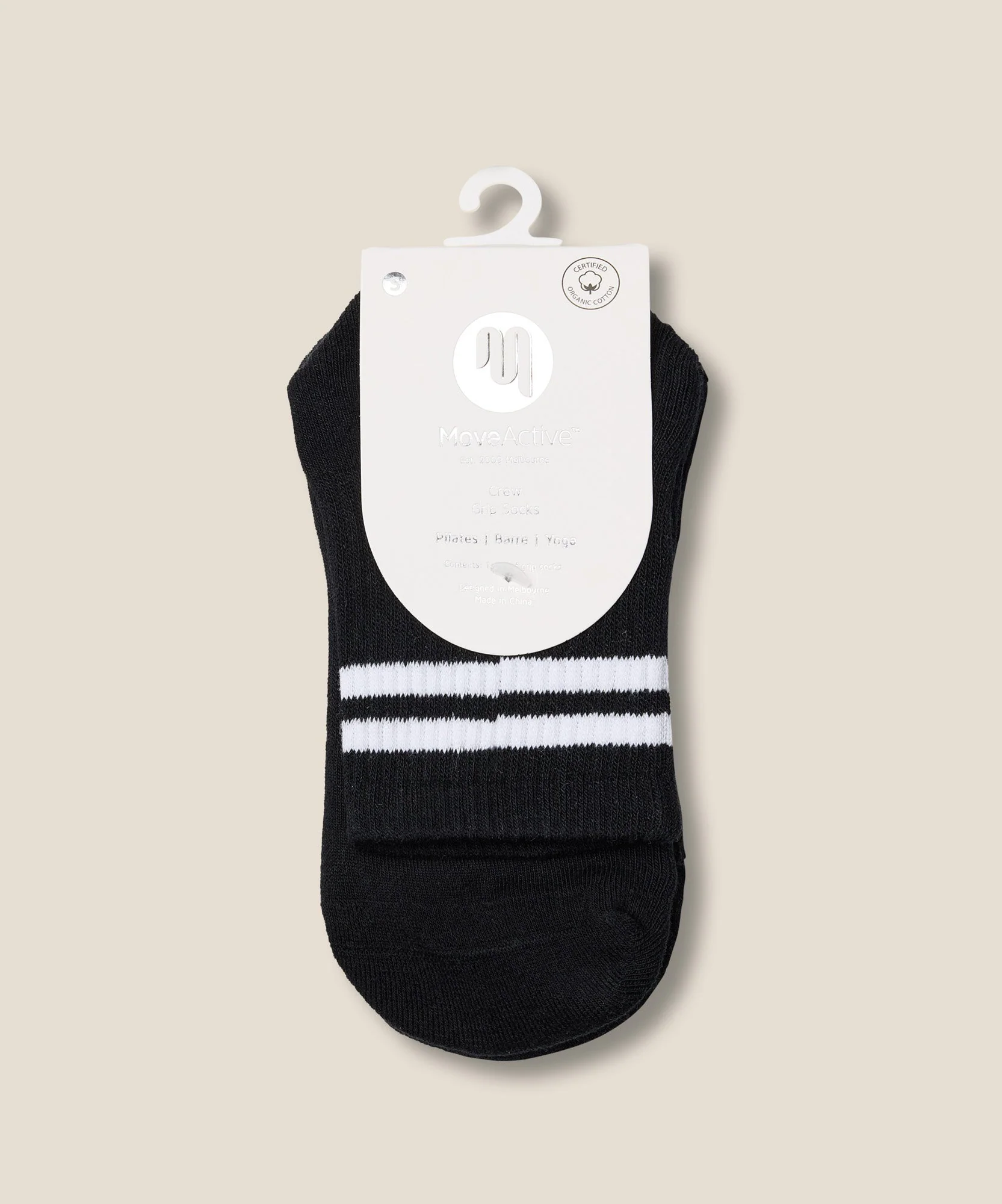 Crew Grip Socks - Sporty Stripe Black - Image 6