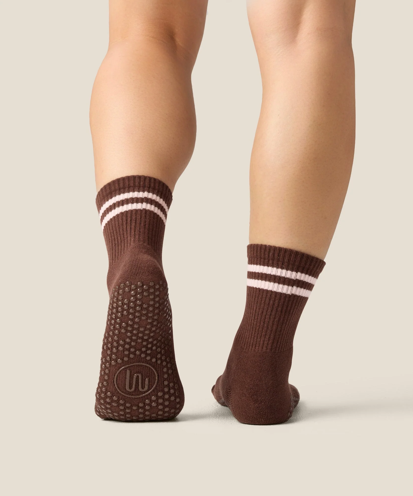 Crew Grip Socks - Sporty Stripe Espresso - Image 2