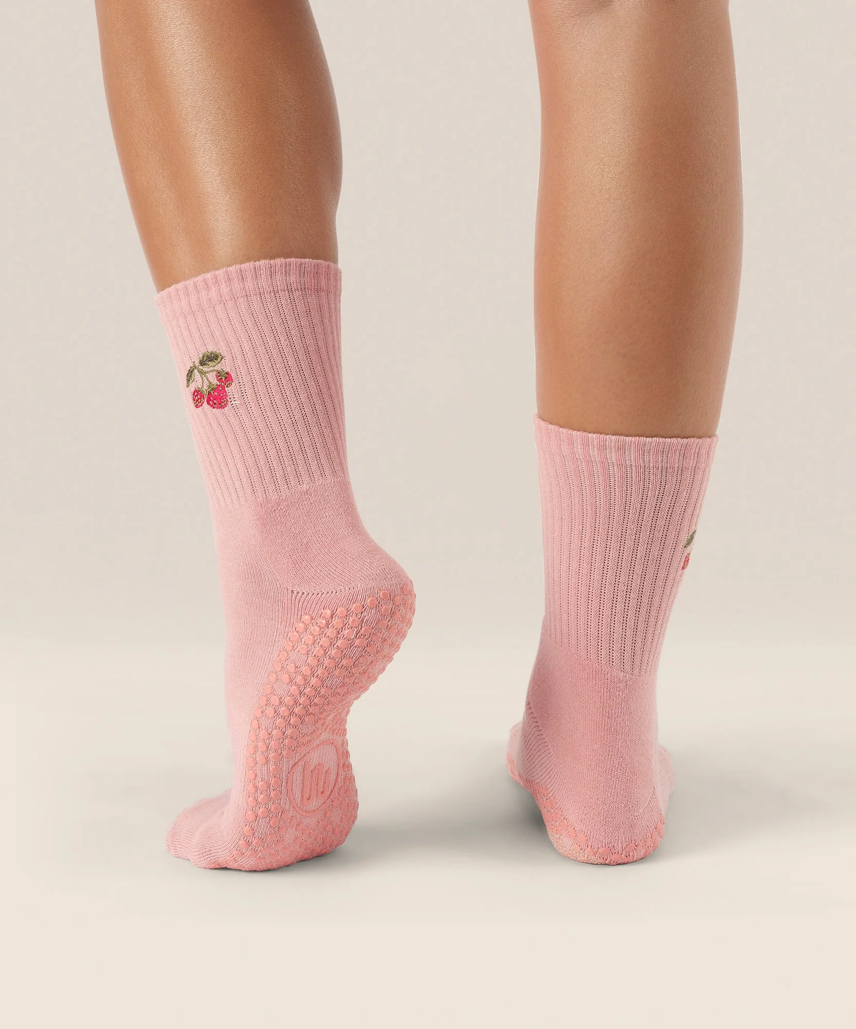 Crew Grip Socks - Strawberry Patch - Image 2