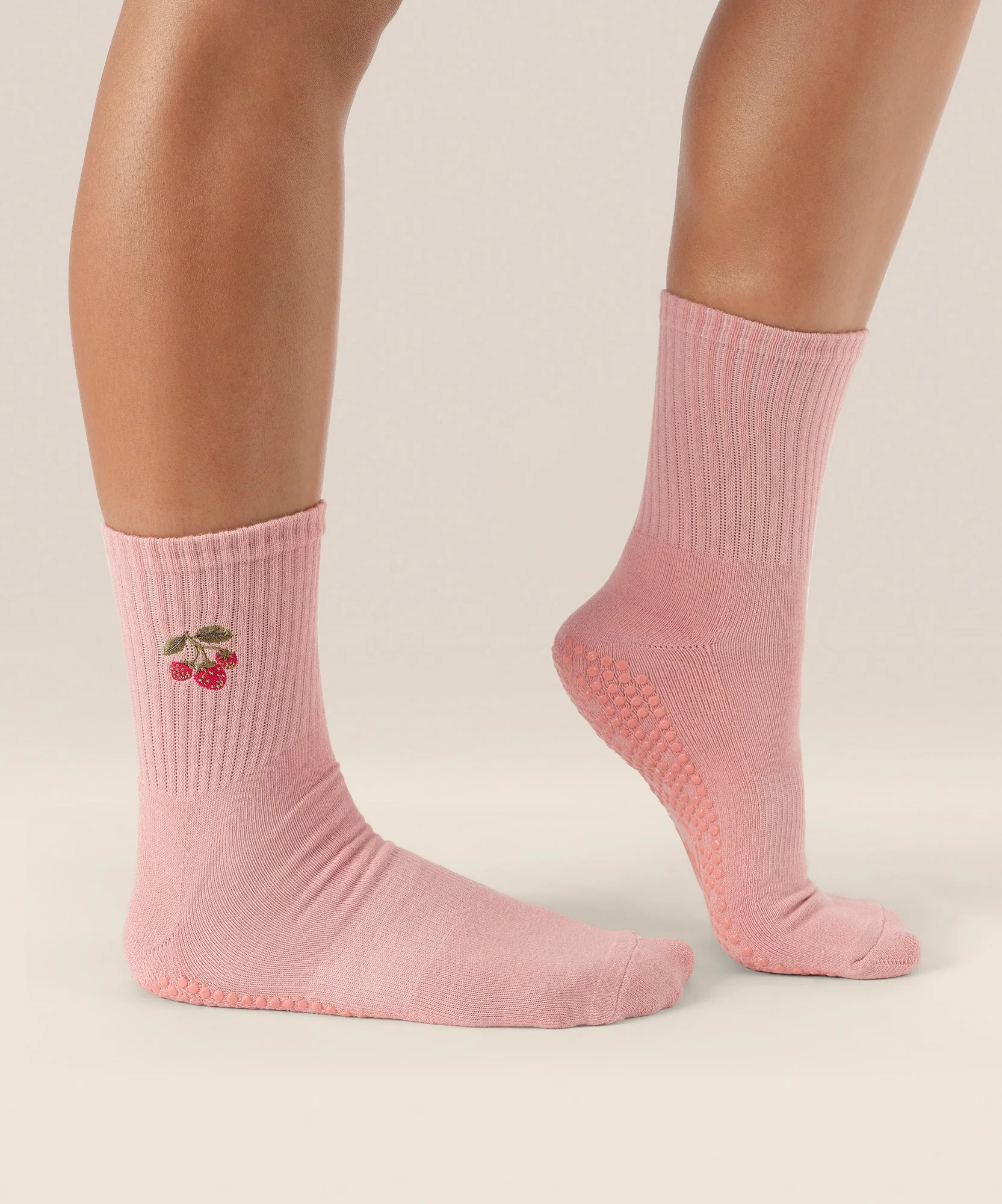 Crew Grip Socks - Strawberry Patch - Image 3