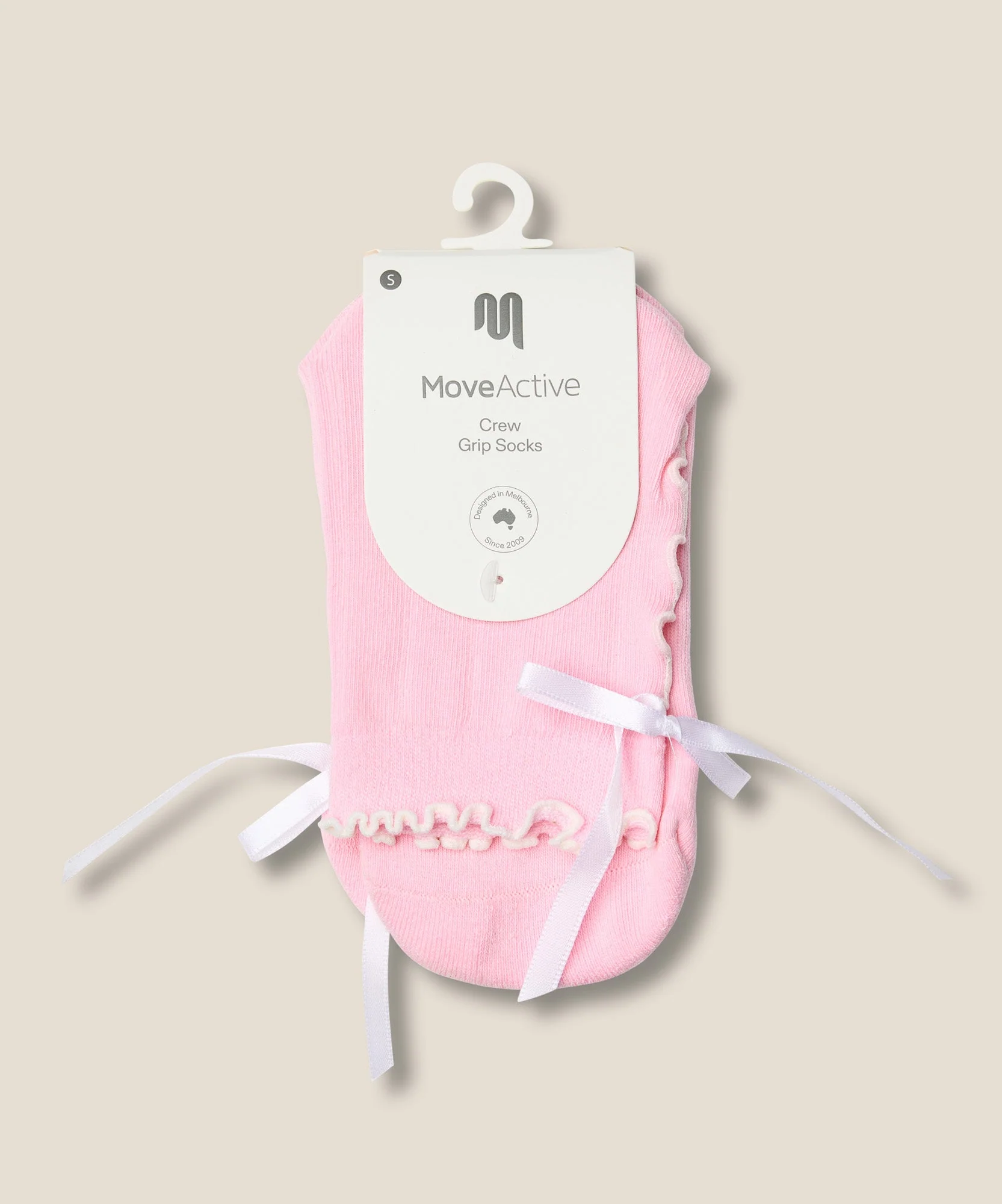 Crew Grip Socks - Sweet Bow Pink - Image 5