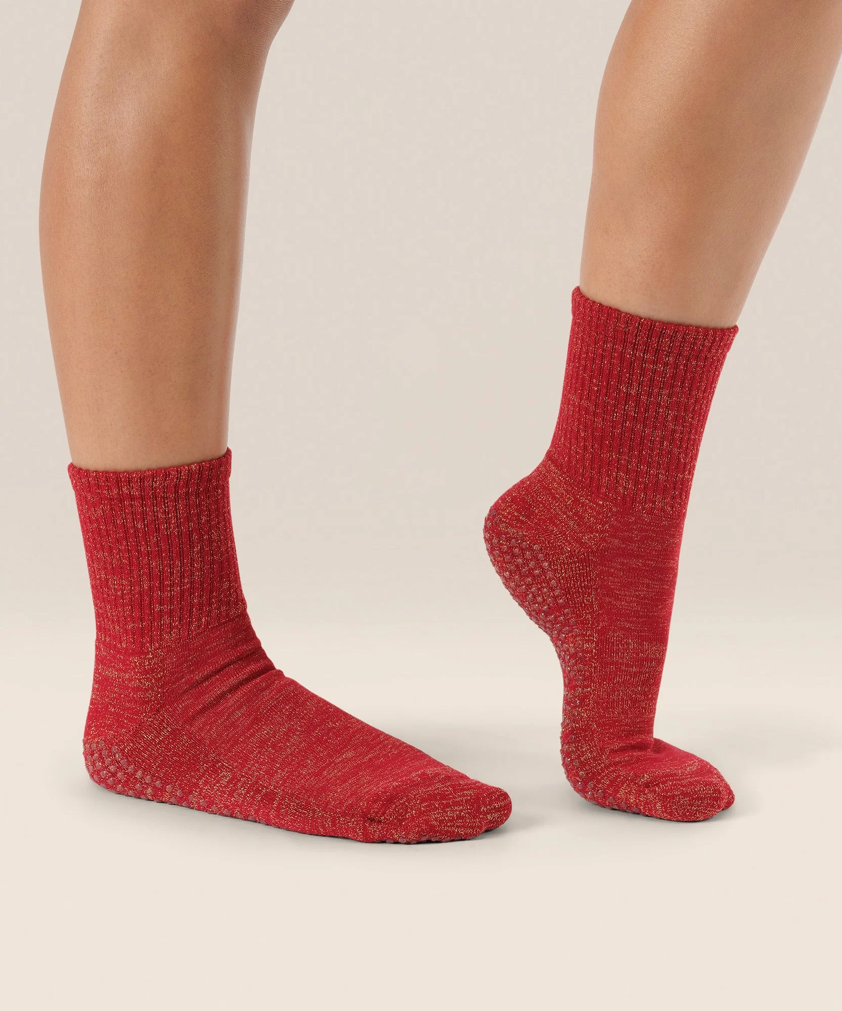 Crew Grip Socks - Tinsel Ruby - Image 3