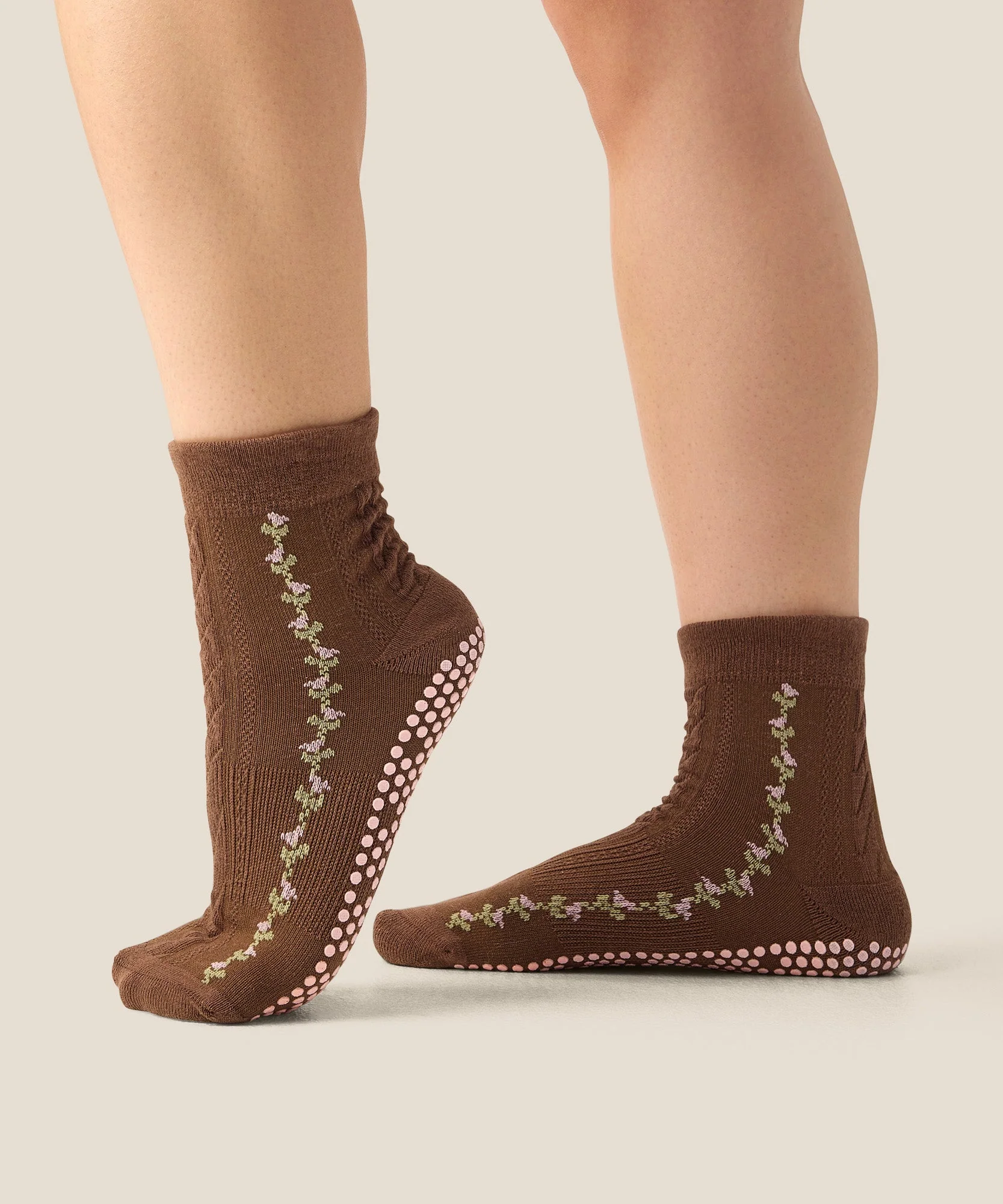 Crew Grip Socks - Vine Bark