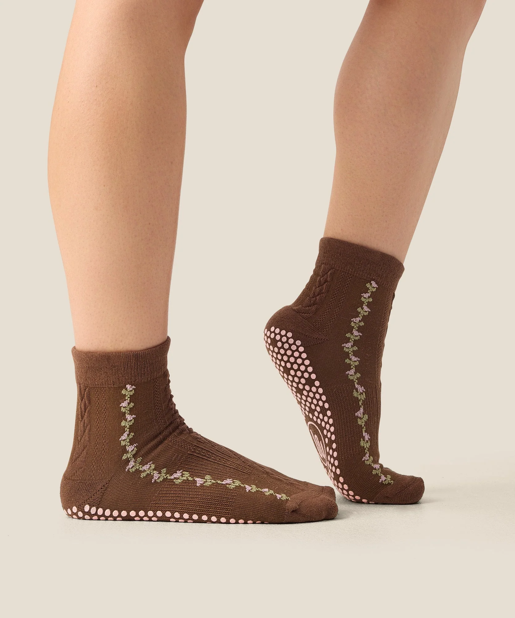 Crew Grip Socks - Vine Bark - Image 3