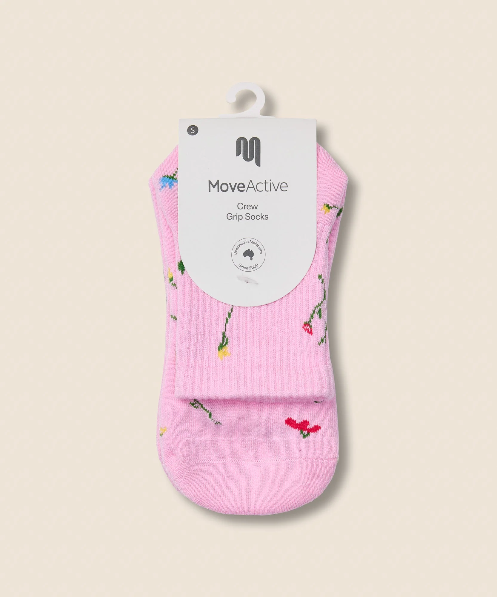 Crew Grip Socks - Wildflower Pink - Image 5