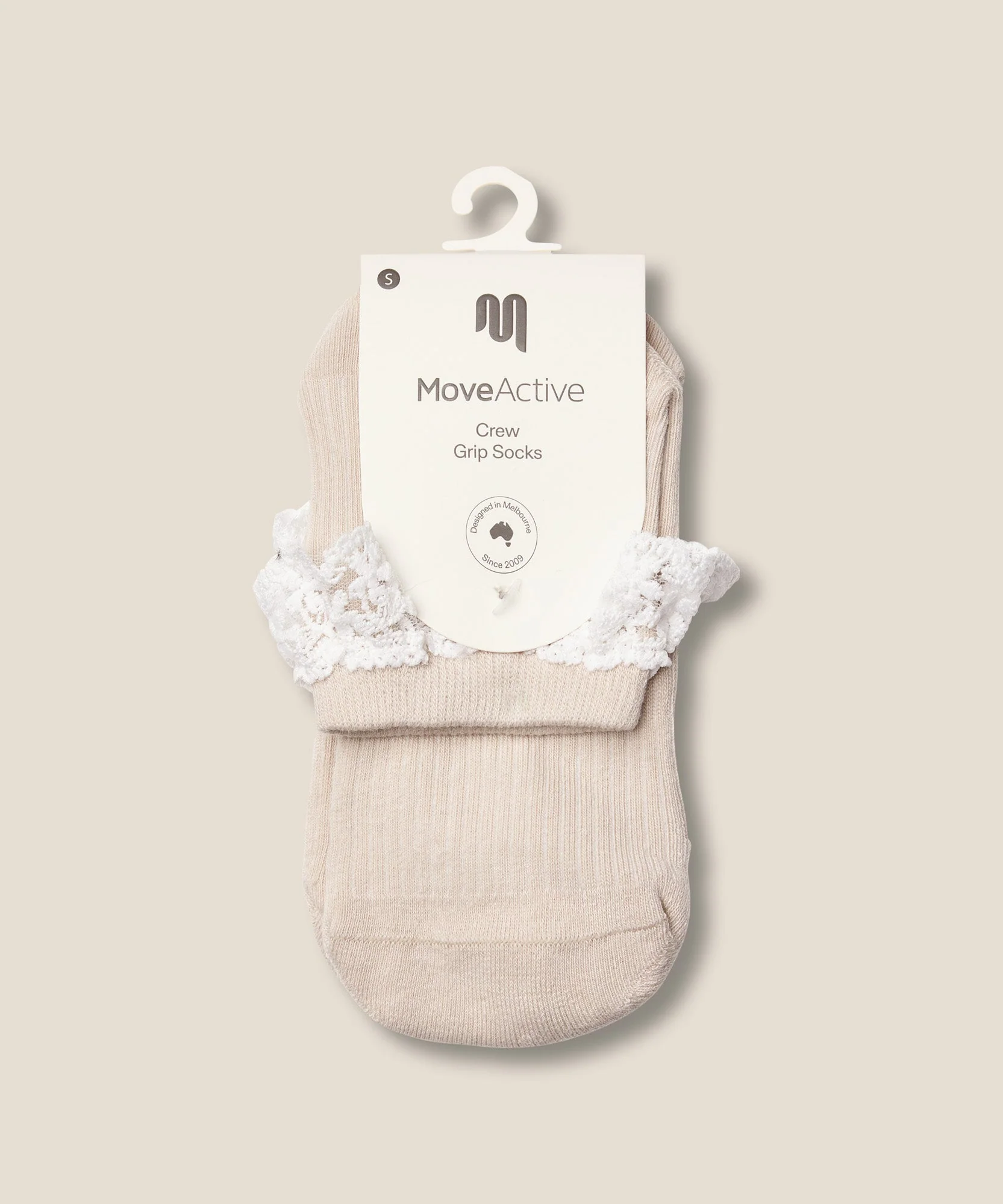 Quarter Crew Grip Socks - Lovers Lace - Image 5