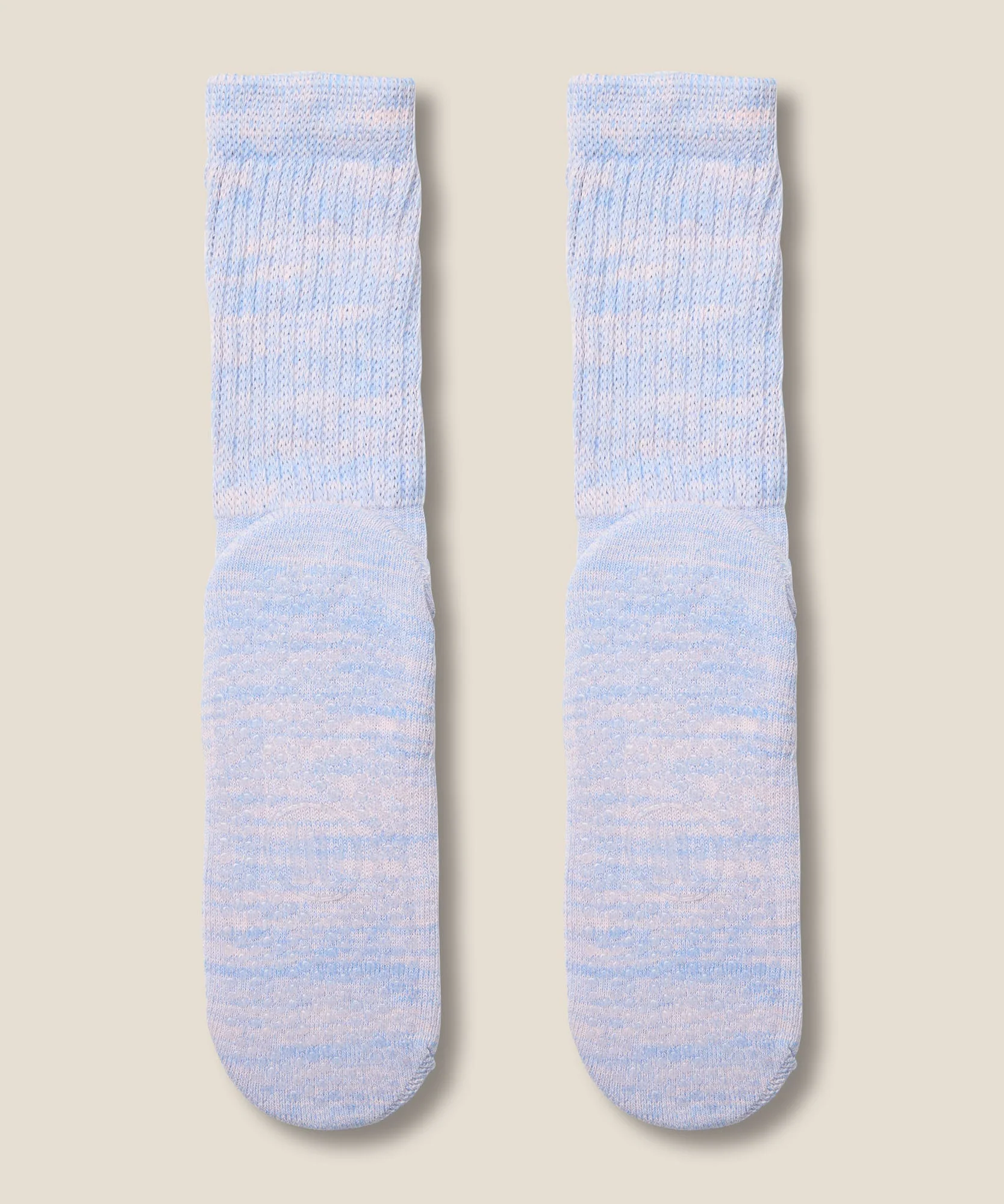 Scrunch Grip Socks - Blue Pink Marle - Image 5