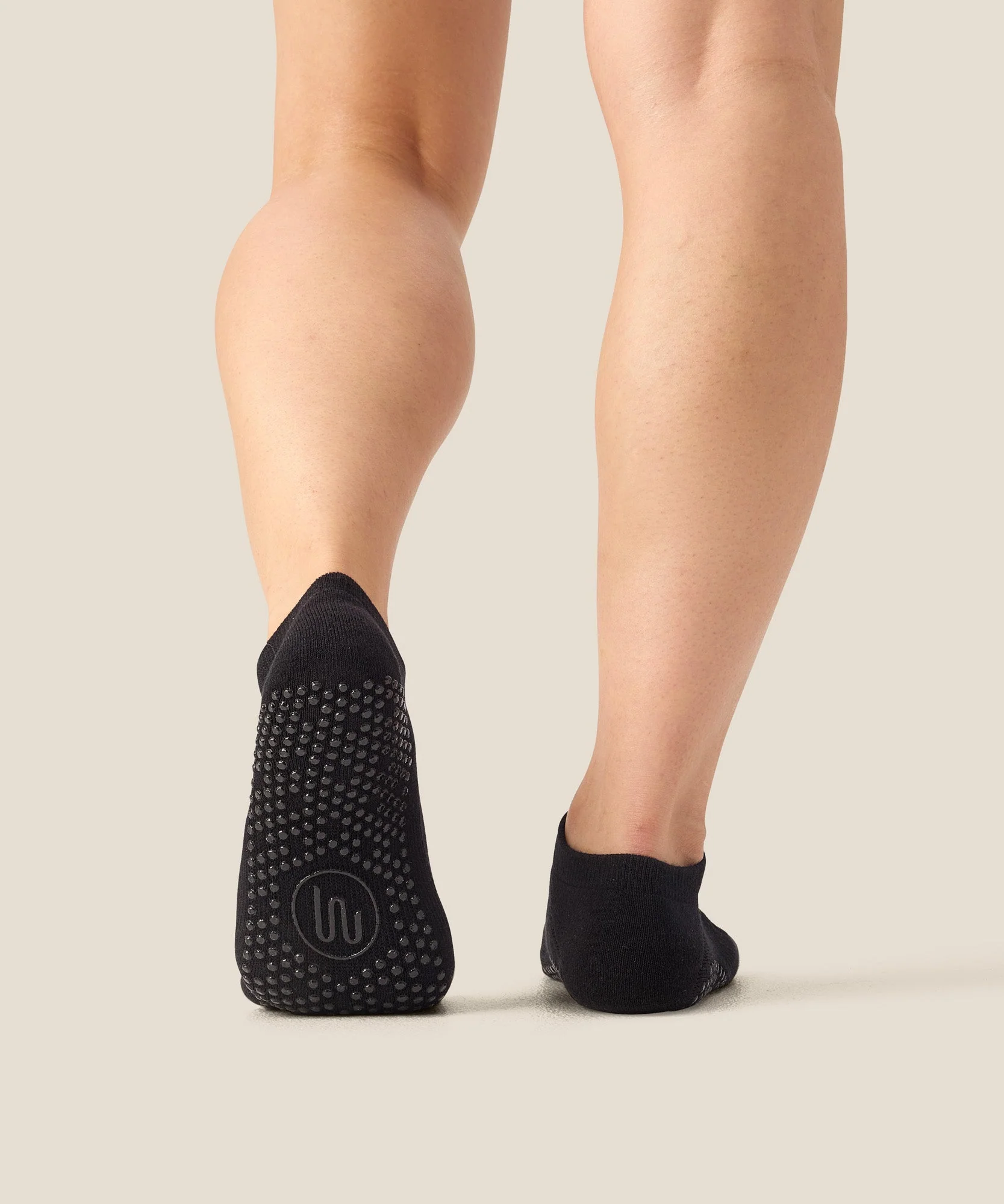 Slide On Grip Socks - Black - Image 2